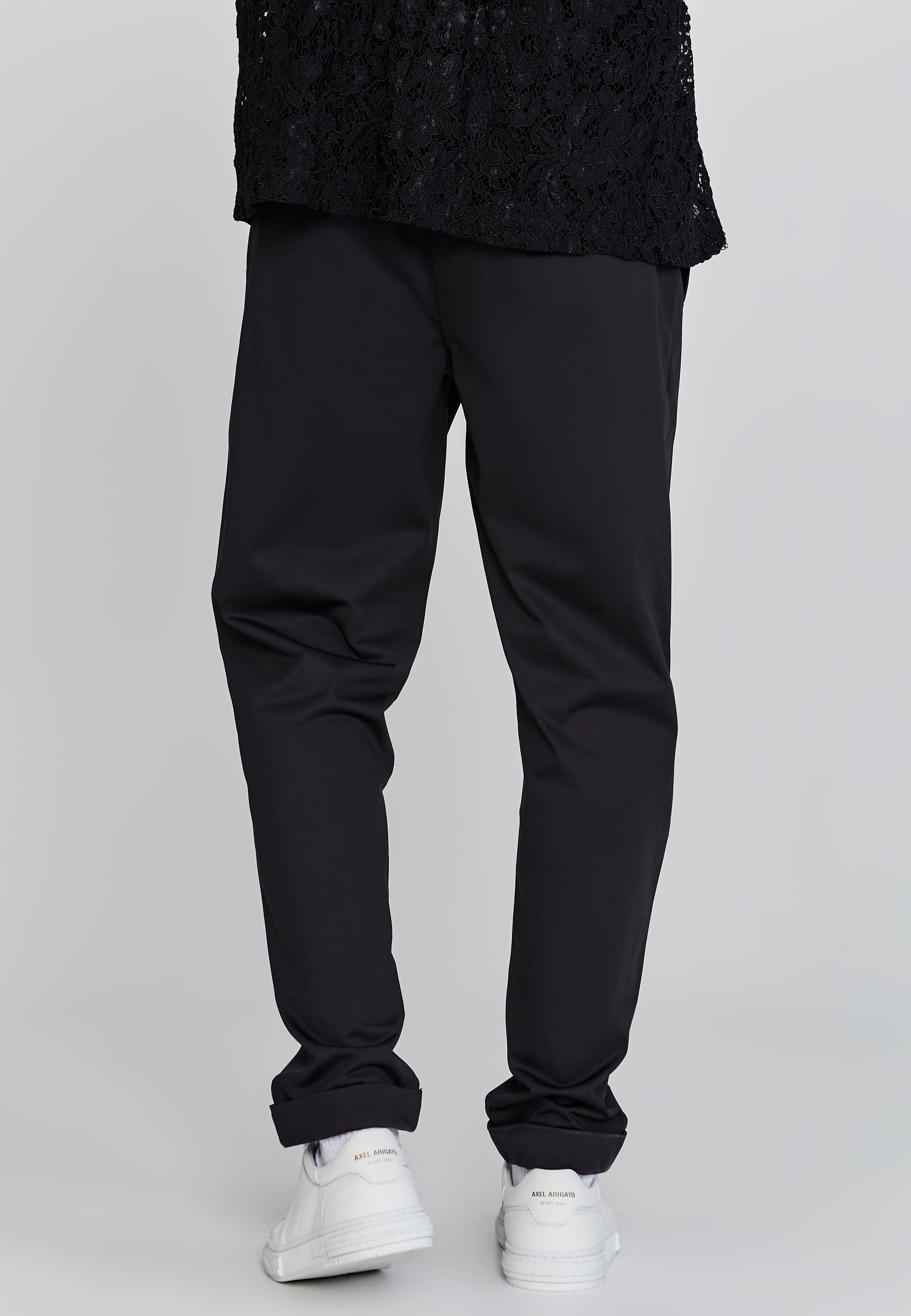 Smart Chino in Black Pantalon SikSilk   