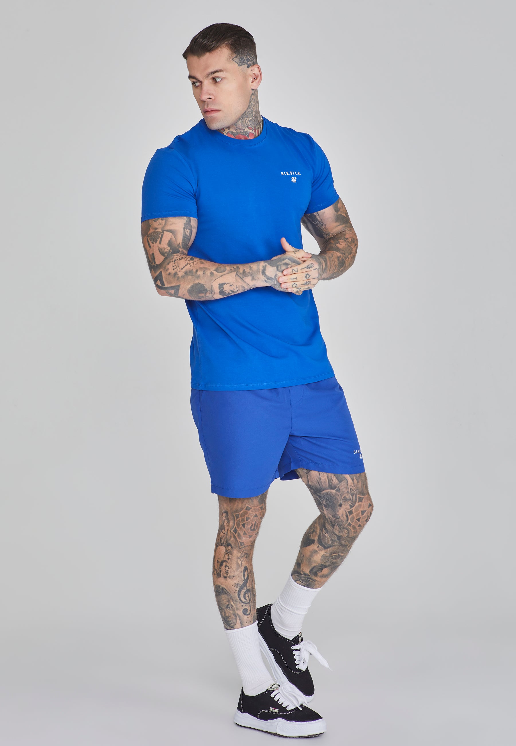 Swim Shorts in Blue Pantalons de bain SikSilk   