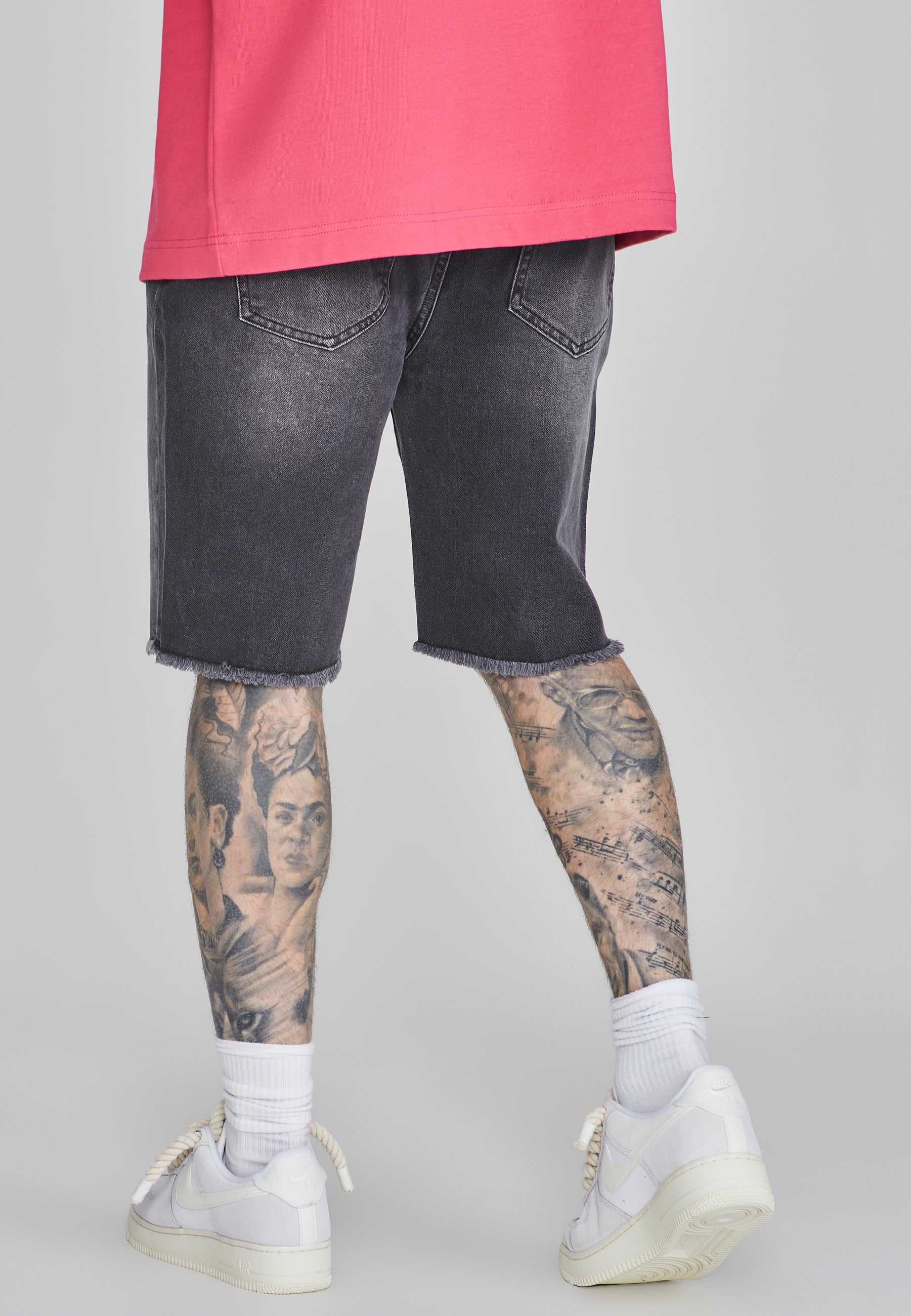 Short en denim dans Black Shorts SikSilk   