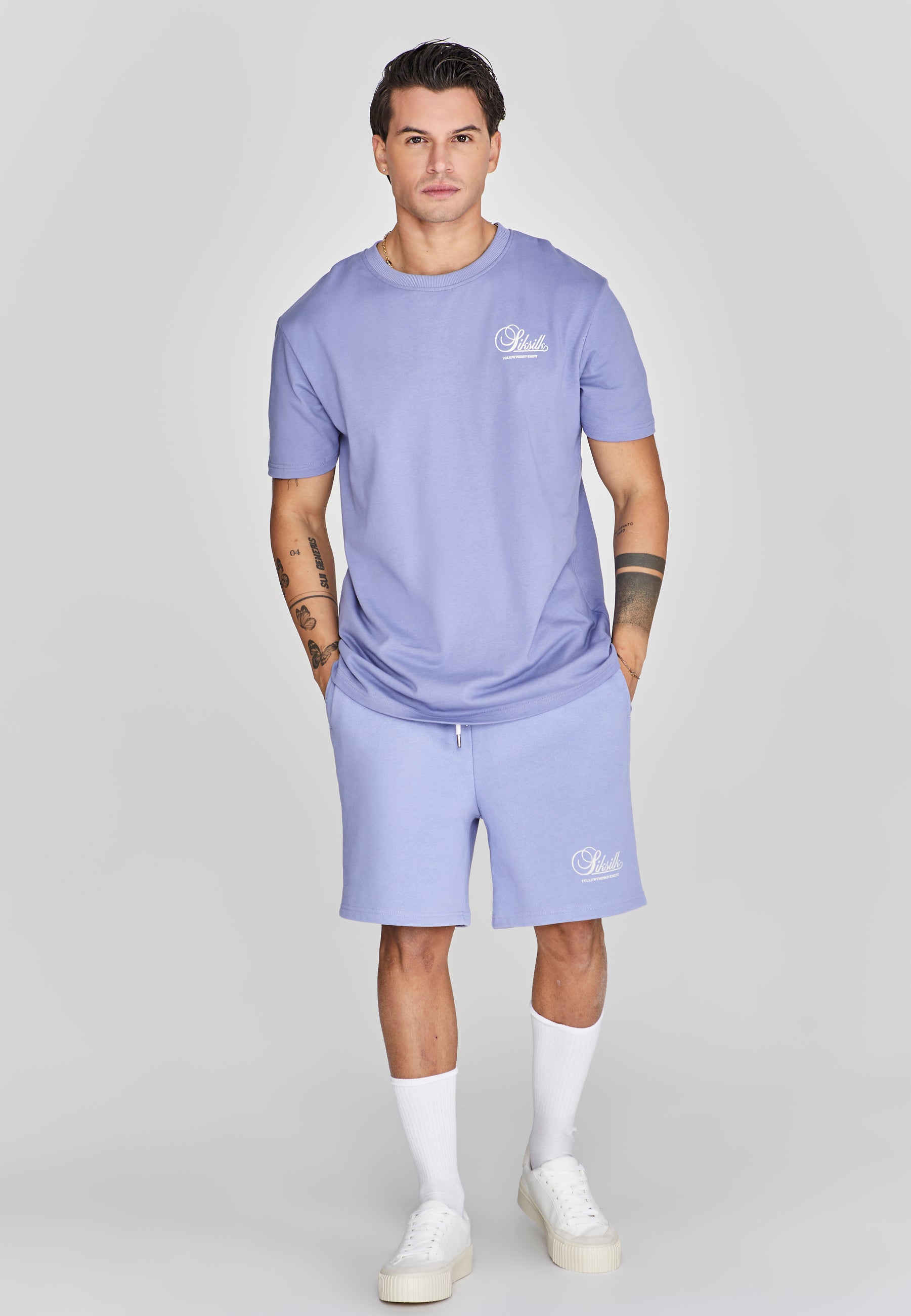 Short à logo en Purple Short SikSilk   