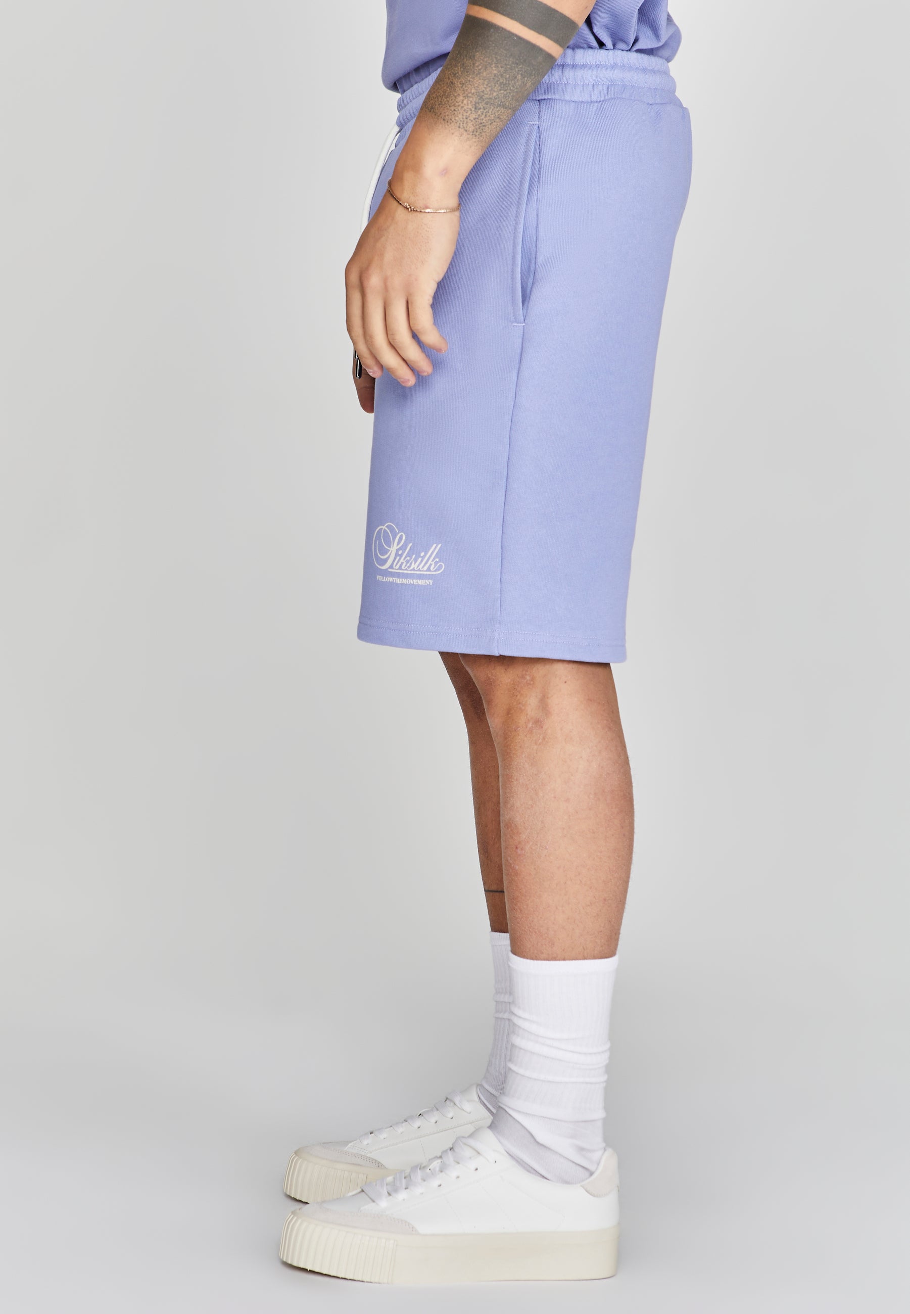 Short à logo en Purple Short SikSilk   