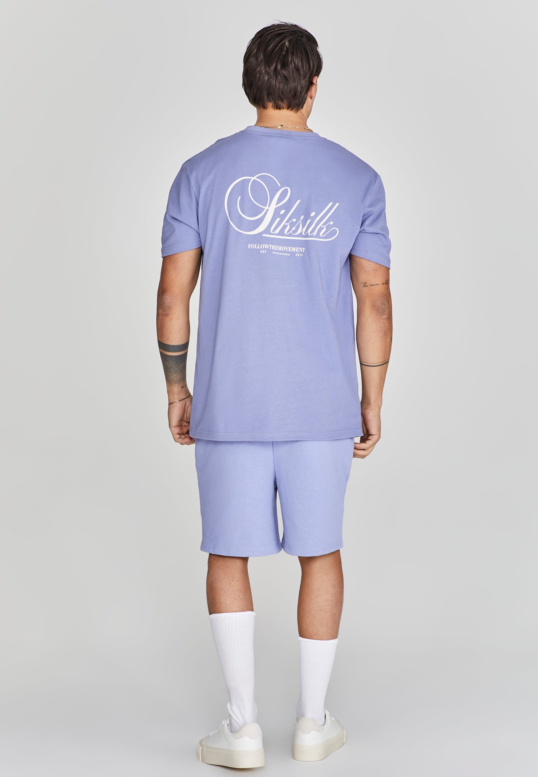 Short à logo en Purple Short SikSilk   