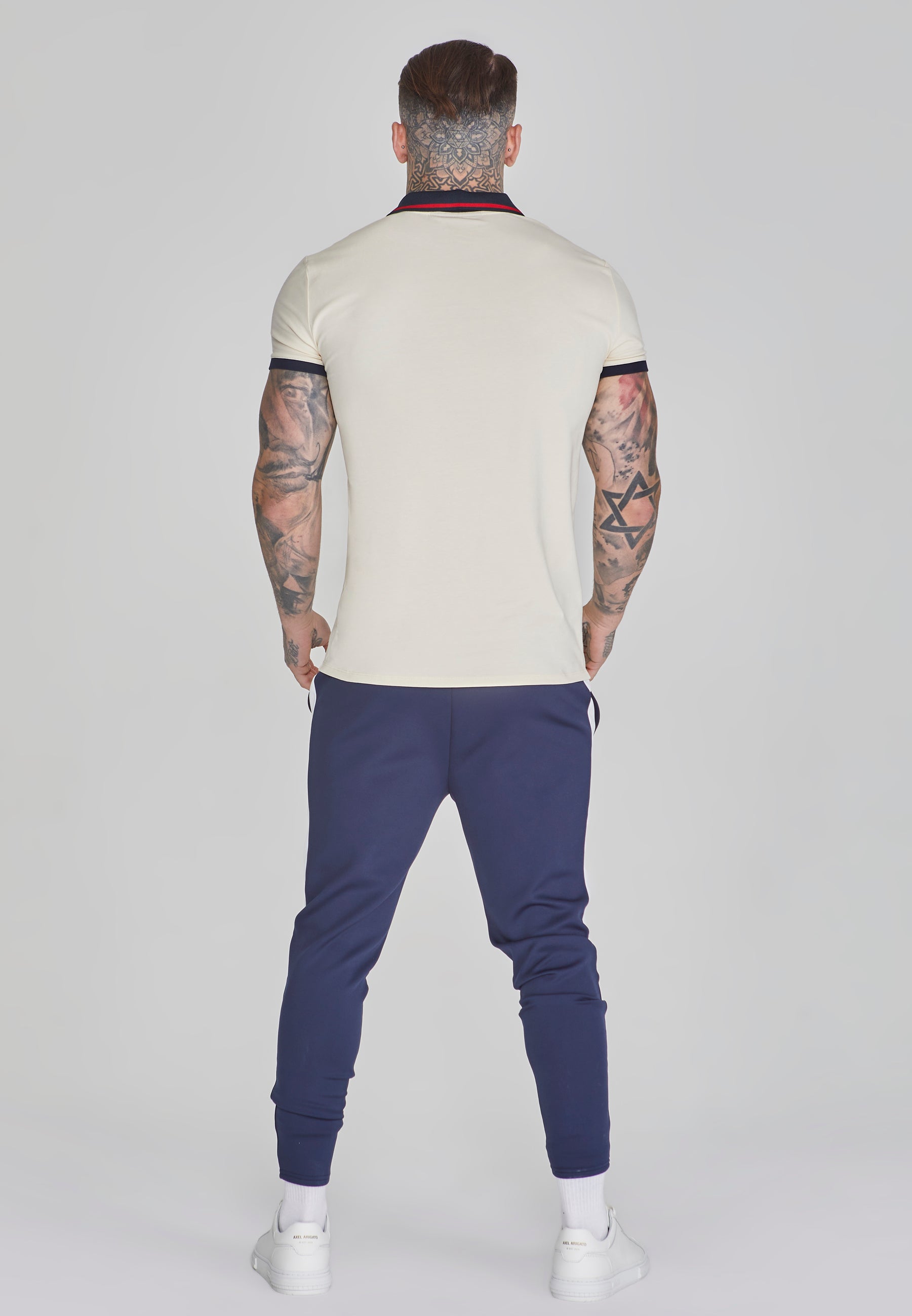 Polo T-Shirt en écru Polos SikSilk   