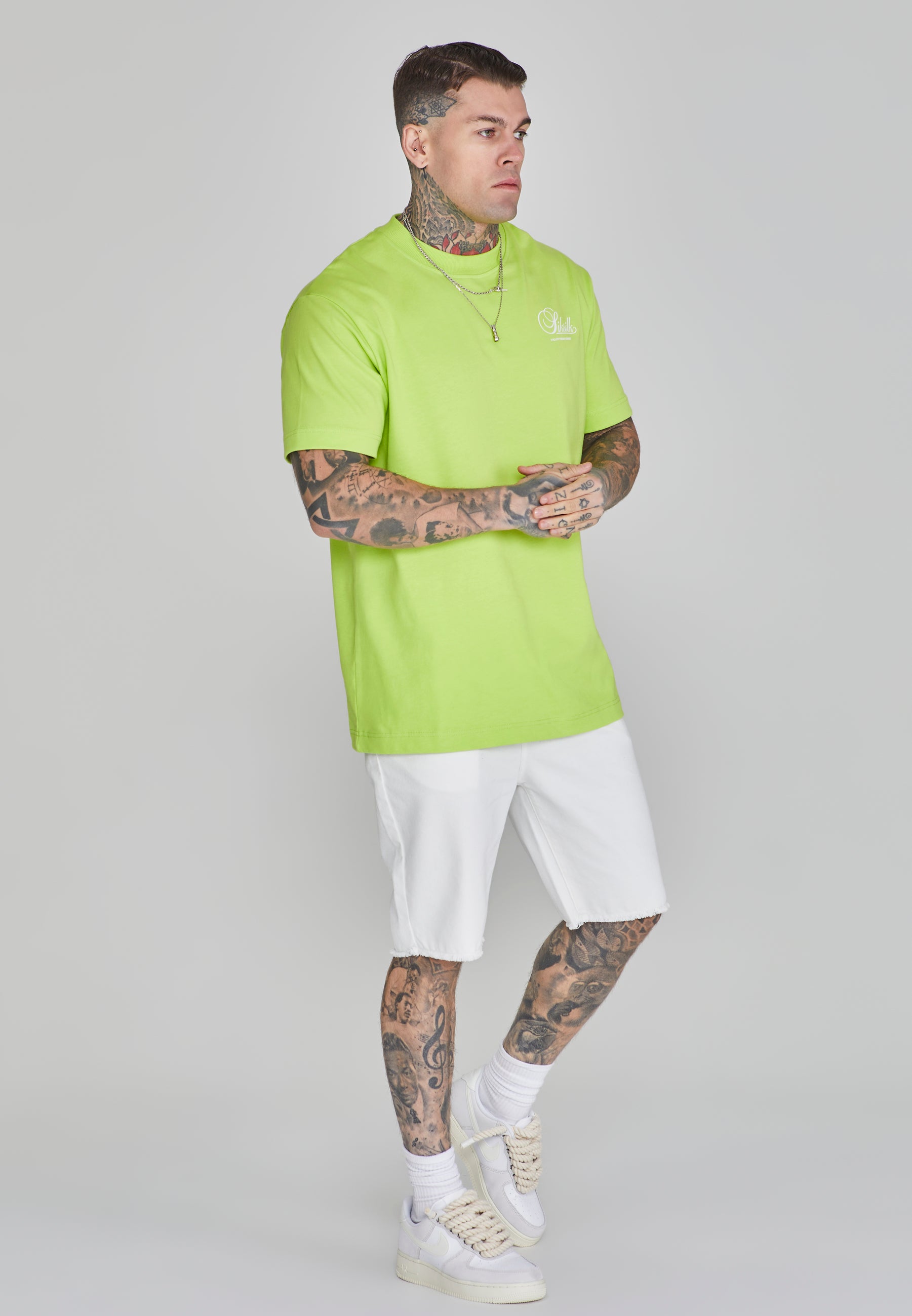 Graphic T-shirt in Green T-shirts SikSilk   