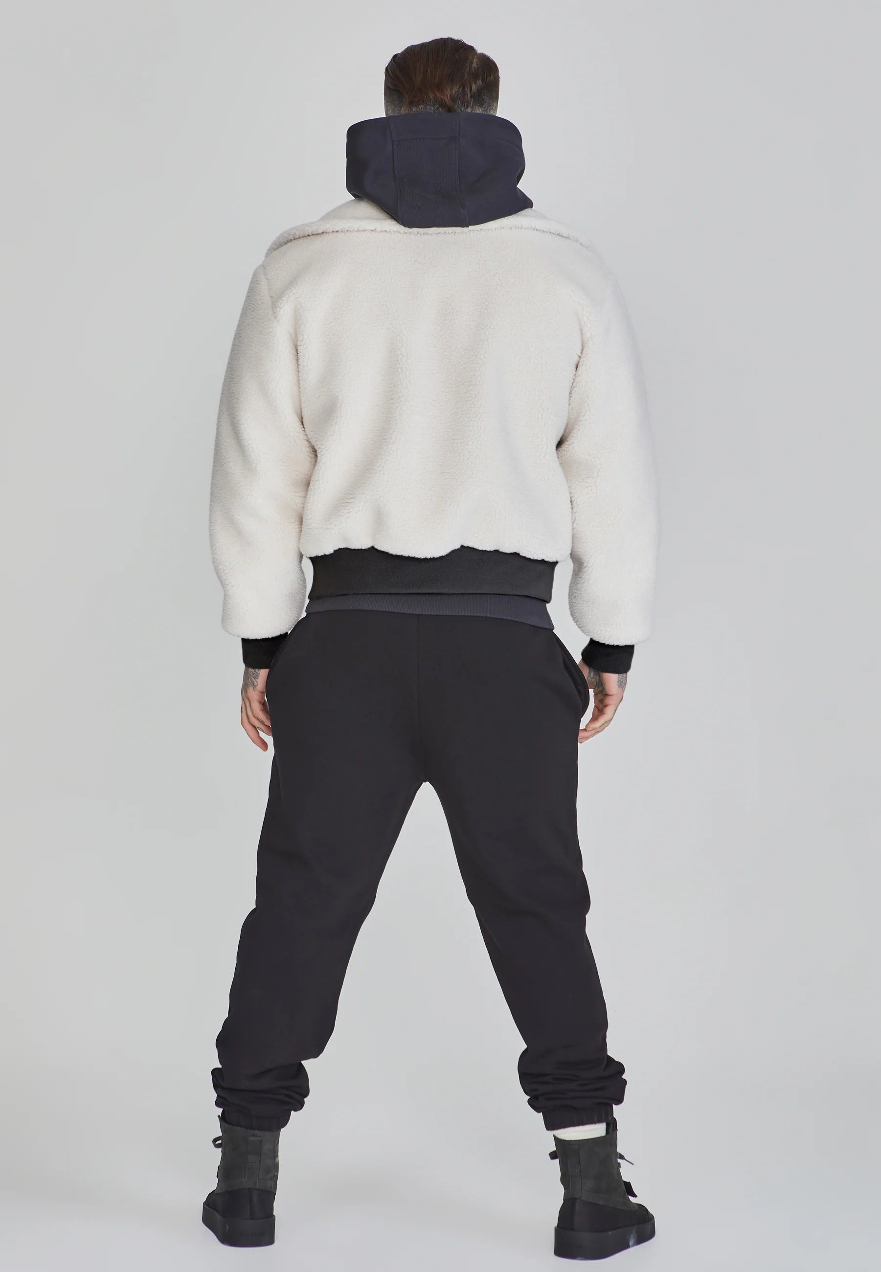 Bomber Jacket in Ecru Vestes SikSilk