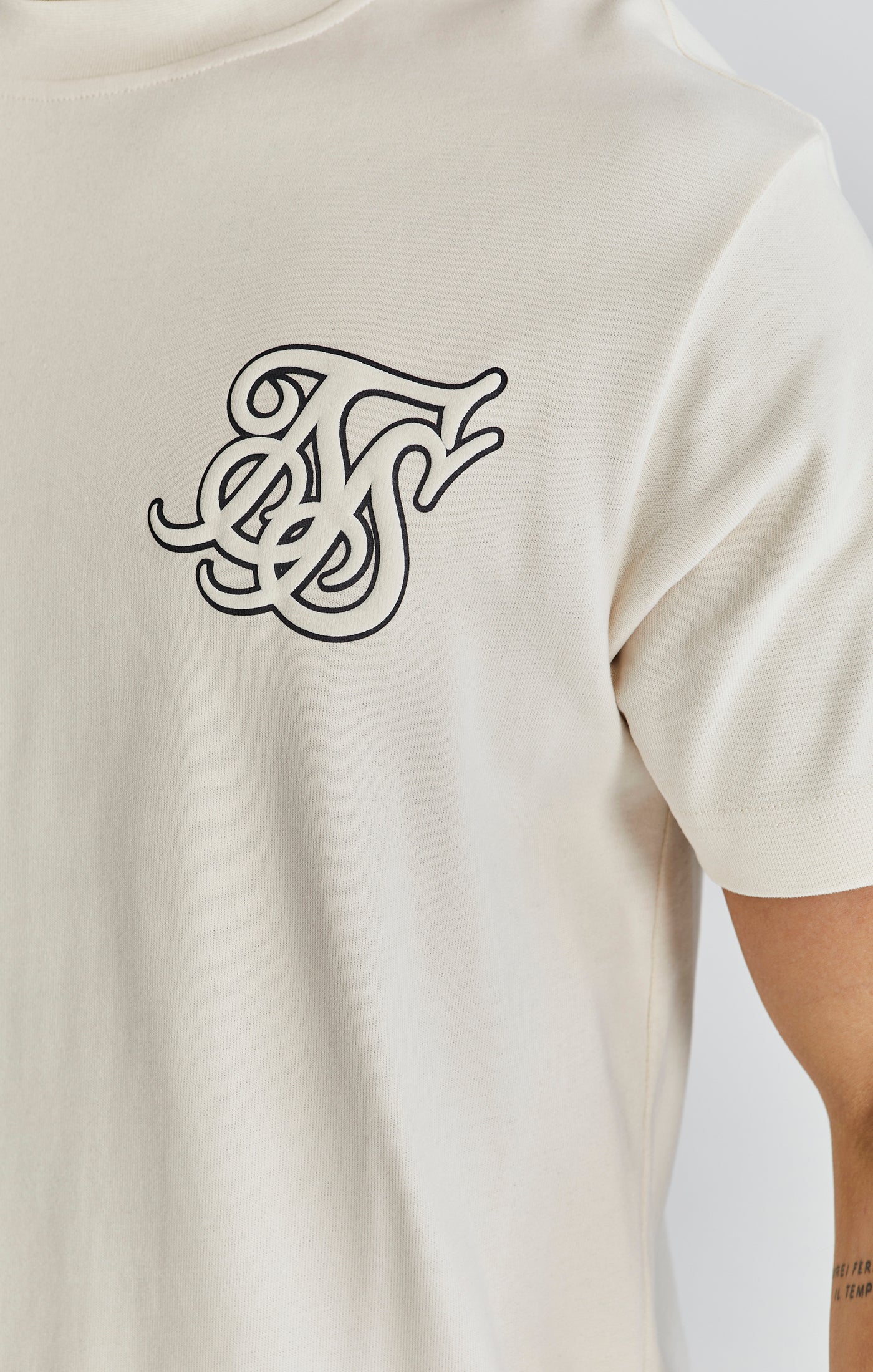 T-shirt Logo en écru T-shirts SikSilk   