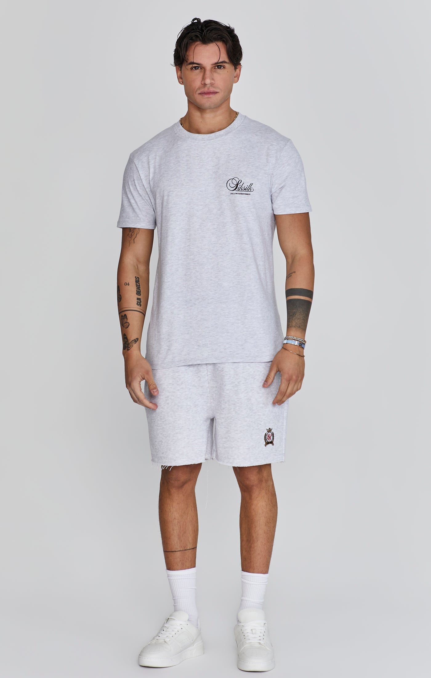 T-shirt graphique en snow marl T-shirts SikSilk   