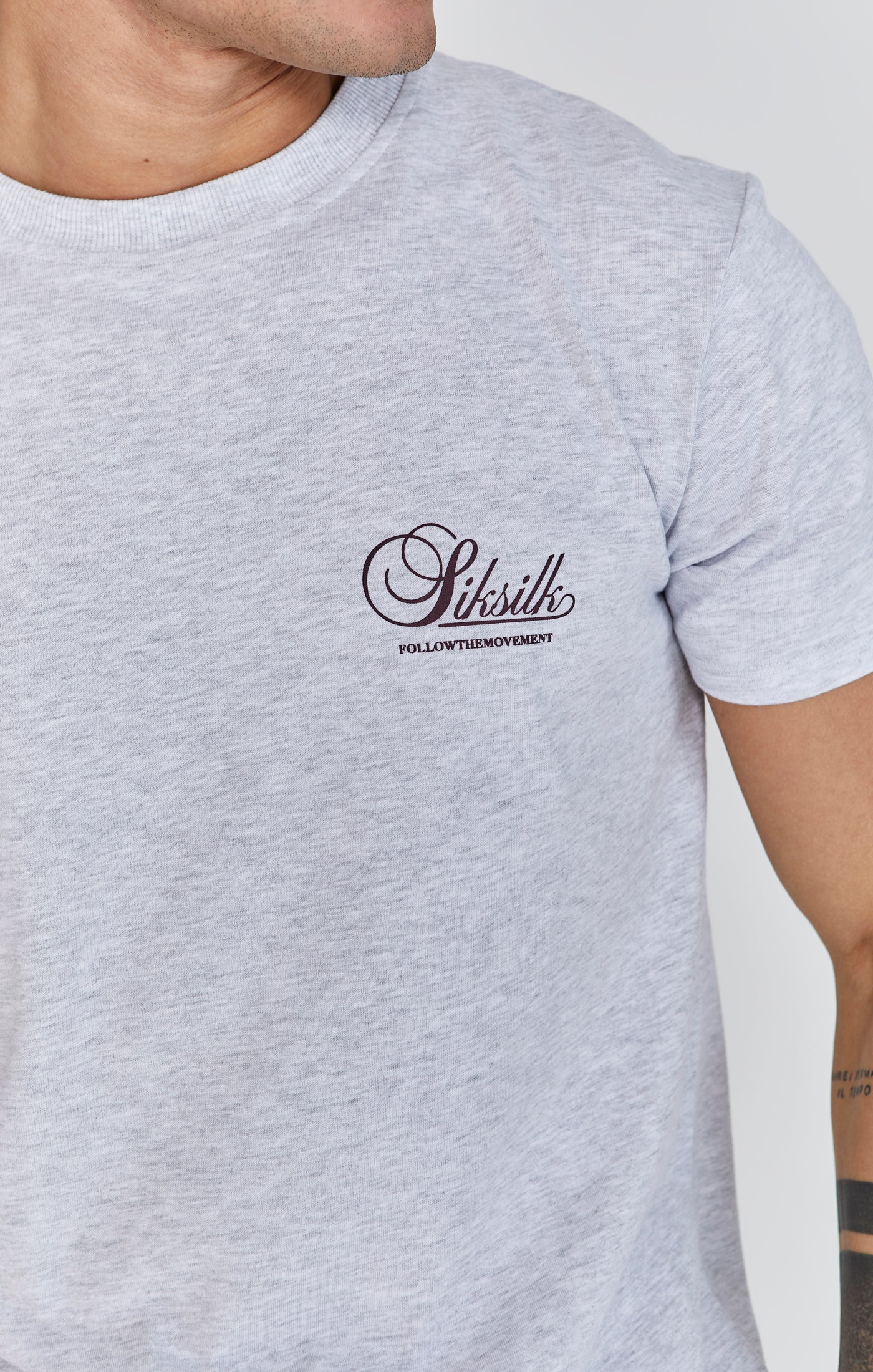 T-shirt graphique en snow marl T-shirts SikSilk   