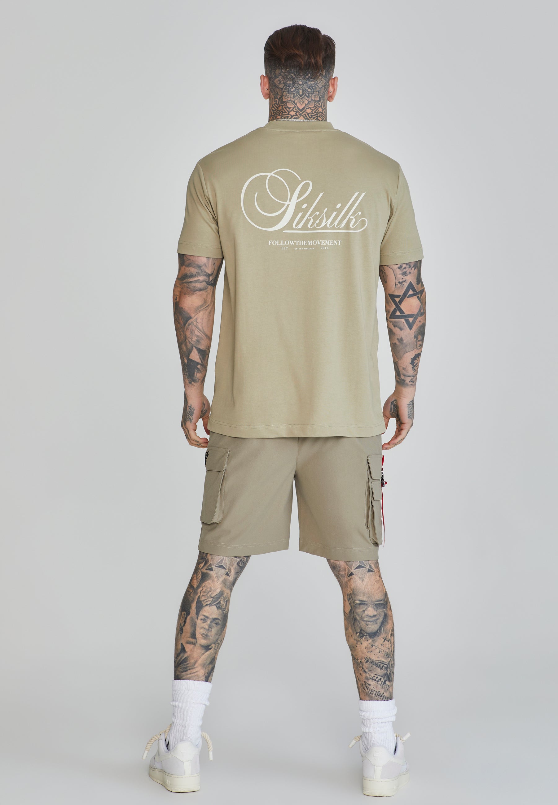 Short cargo en kaki Short SikSilk   