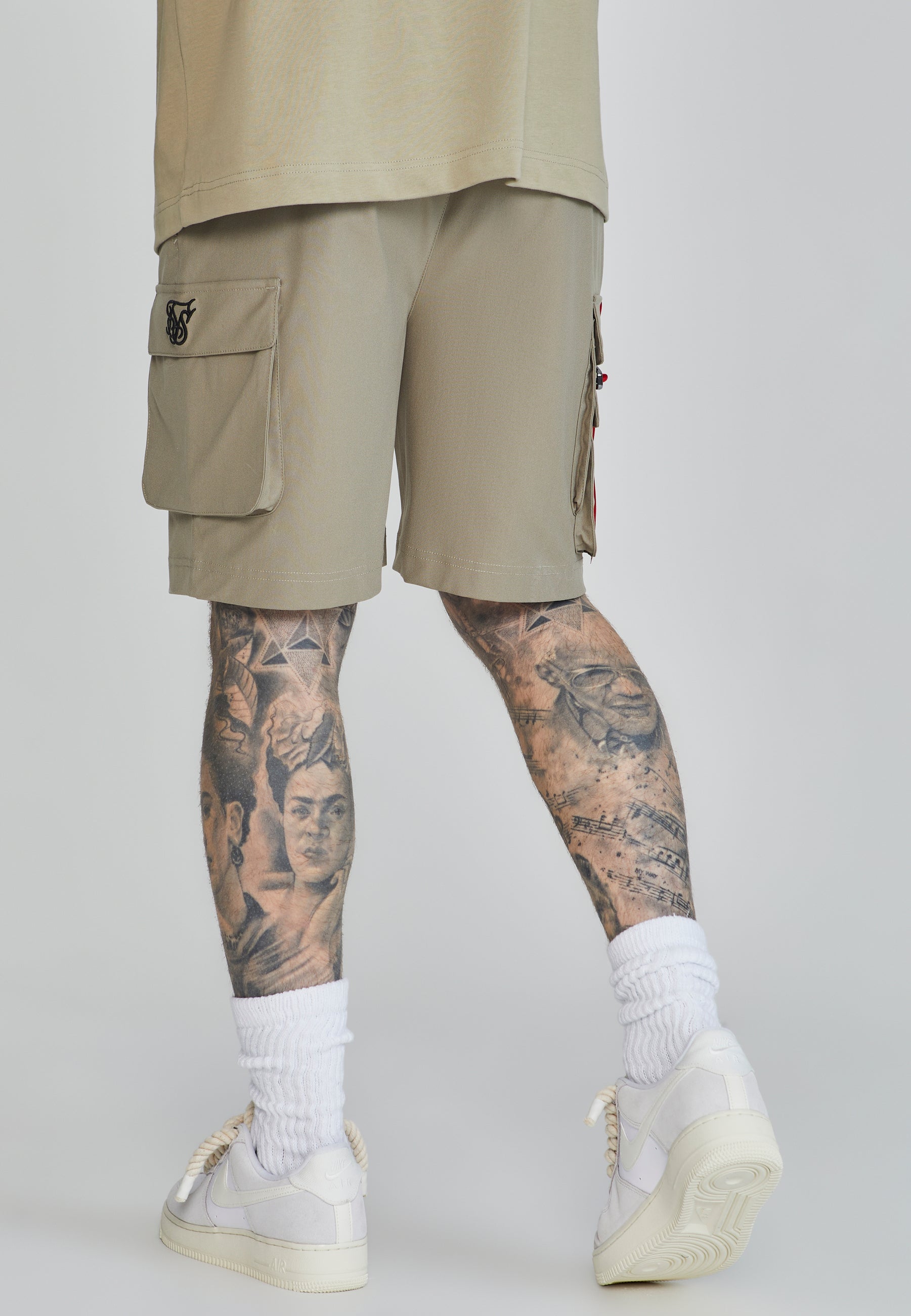 Short cargo en kaki Short SikSilk   