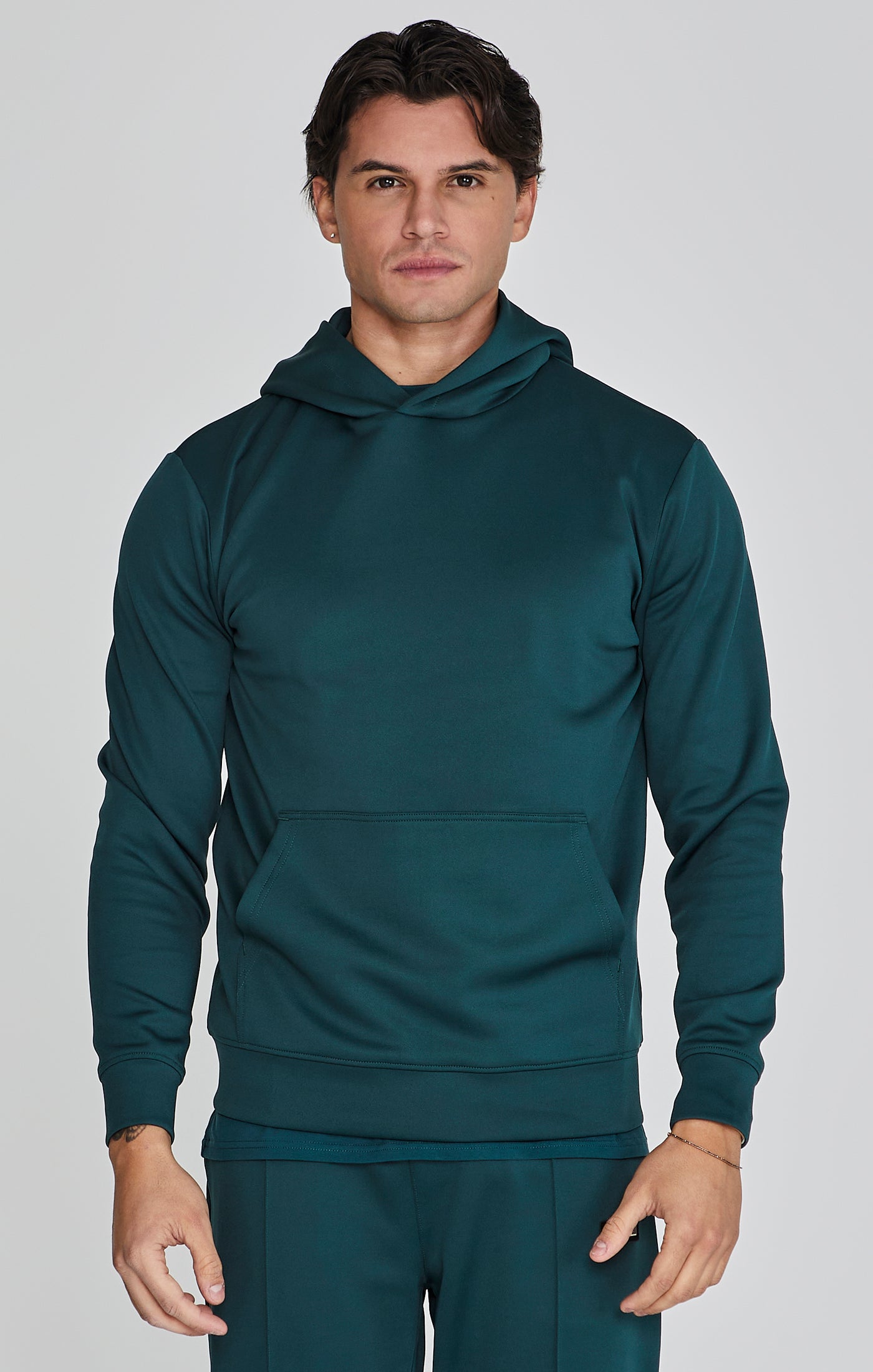 Smart Hoodie in Green Sweat à capuche SikSilk   