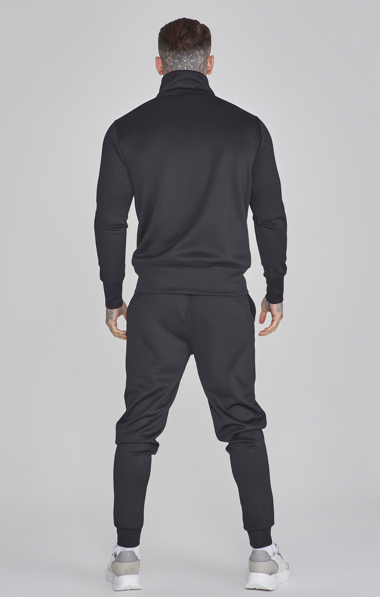 Essentials Poly Track Pants in Black Pantalons SikSilk   