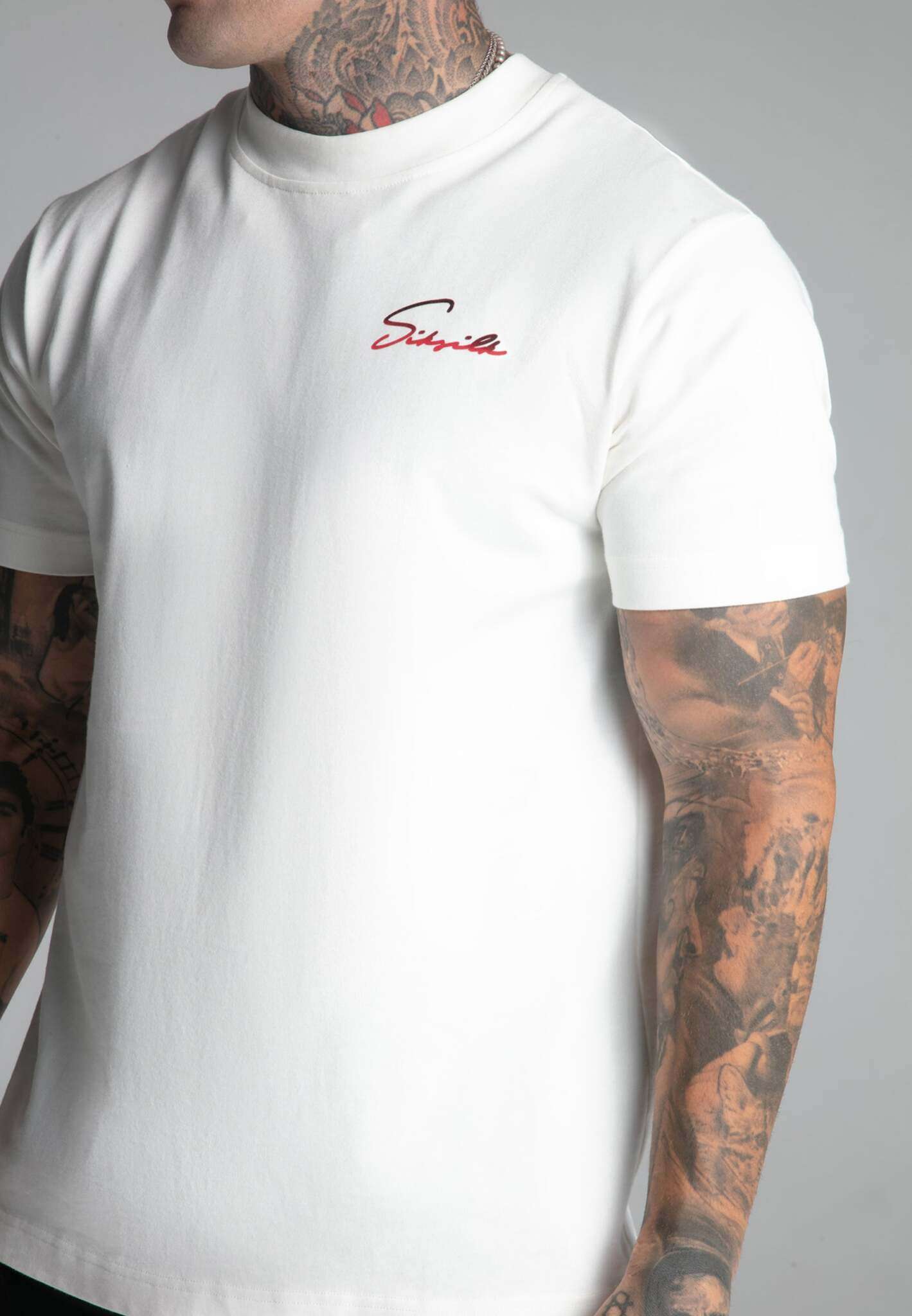 T-shirt Signature en écru T-shirts SikSilk