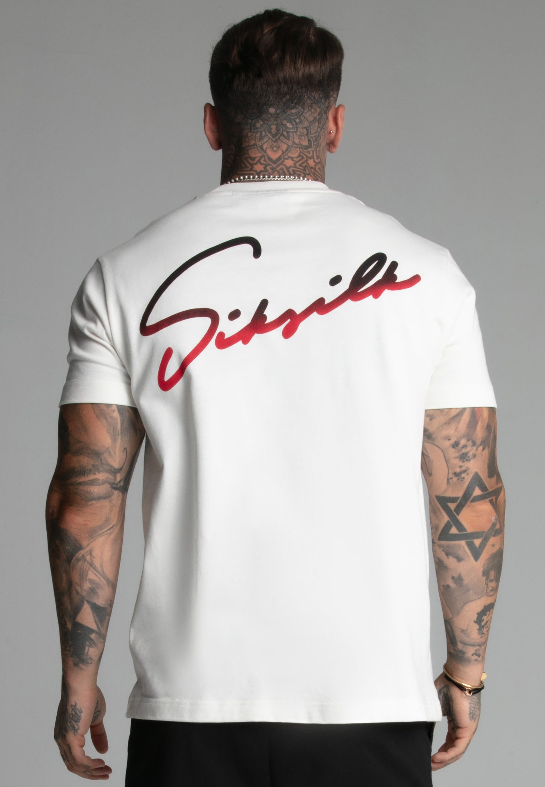 T-shirt Signature en écru T-shirts SikSilk