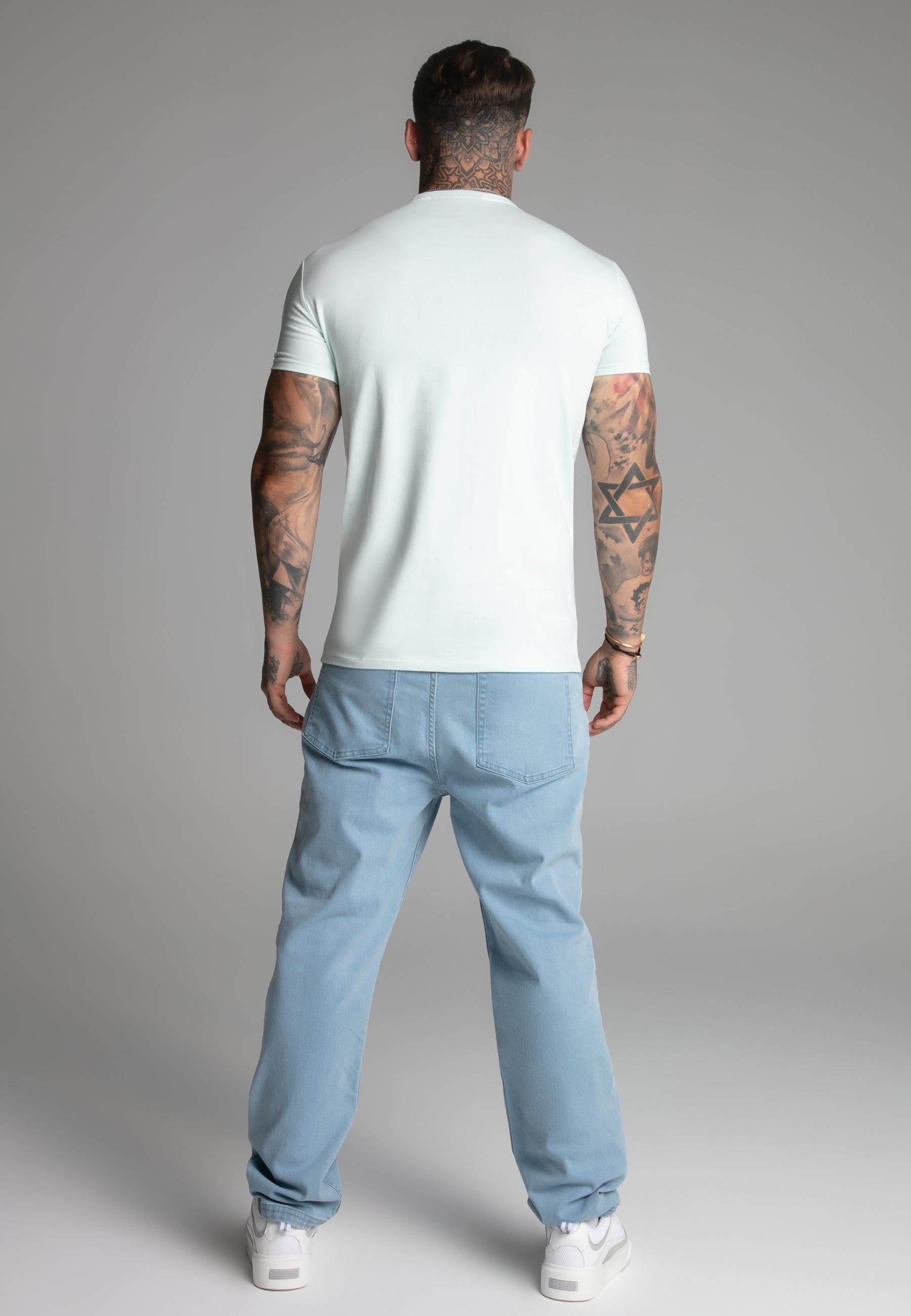 T-shirt Muscle Fit in Green T-shirts SikSilk
