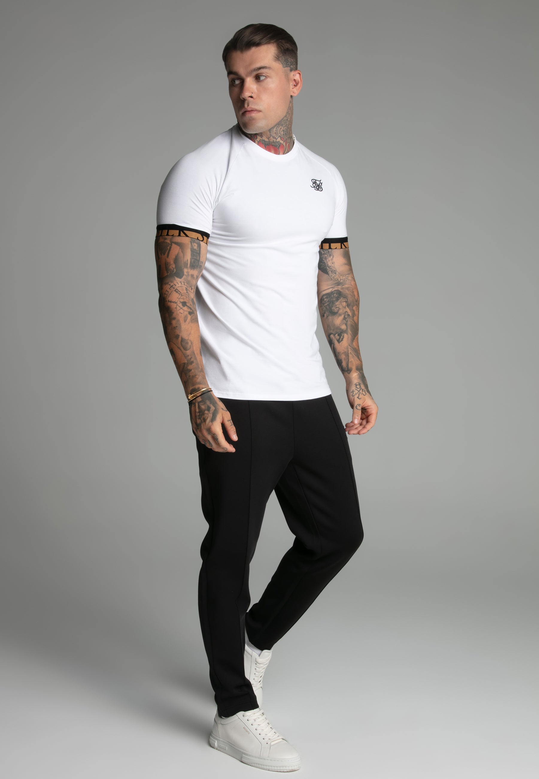 Smart Joggers in Black Pantalon SikSilk