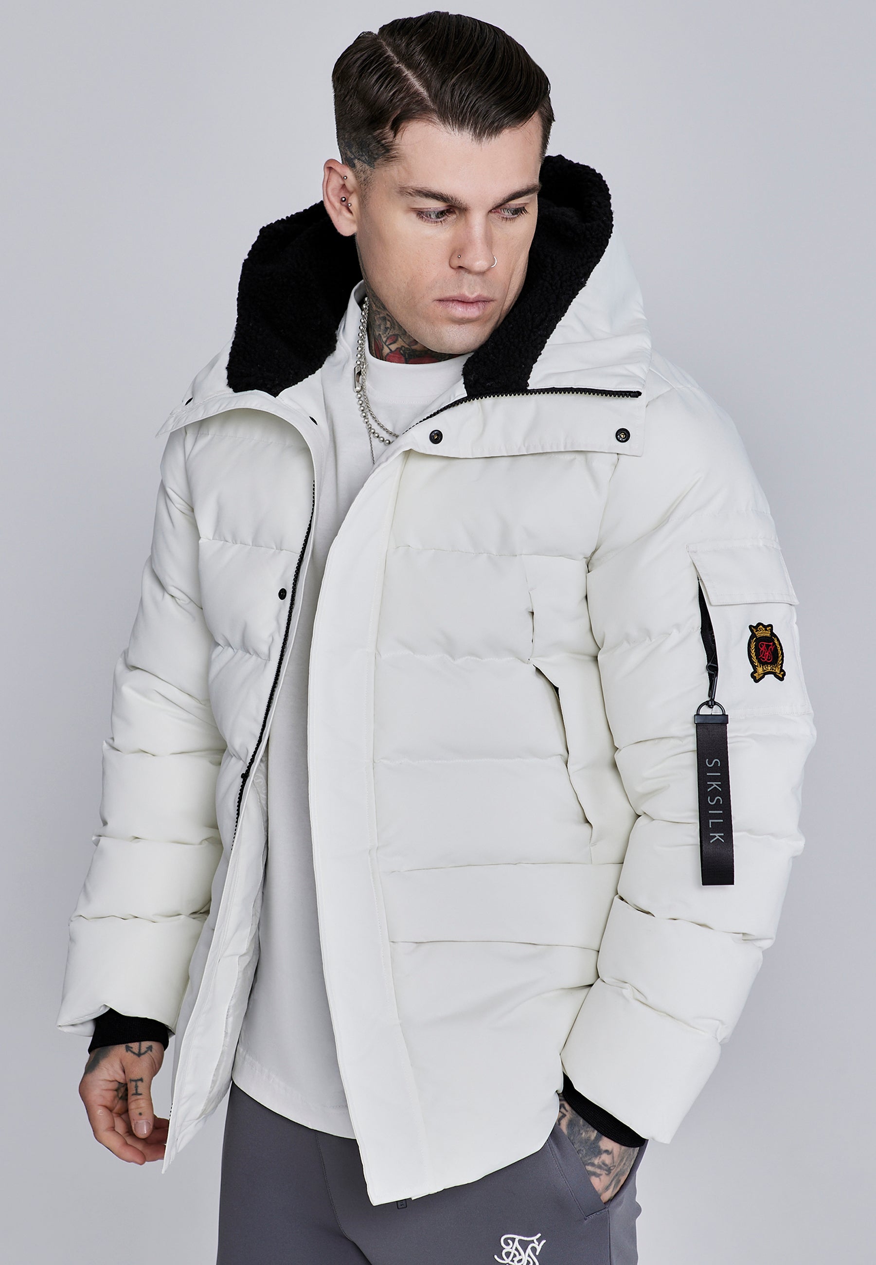 Parka en écru Vestes SikSilk