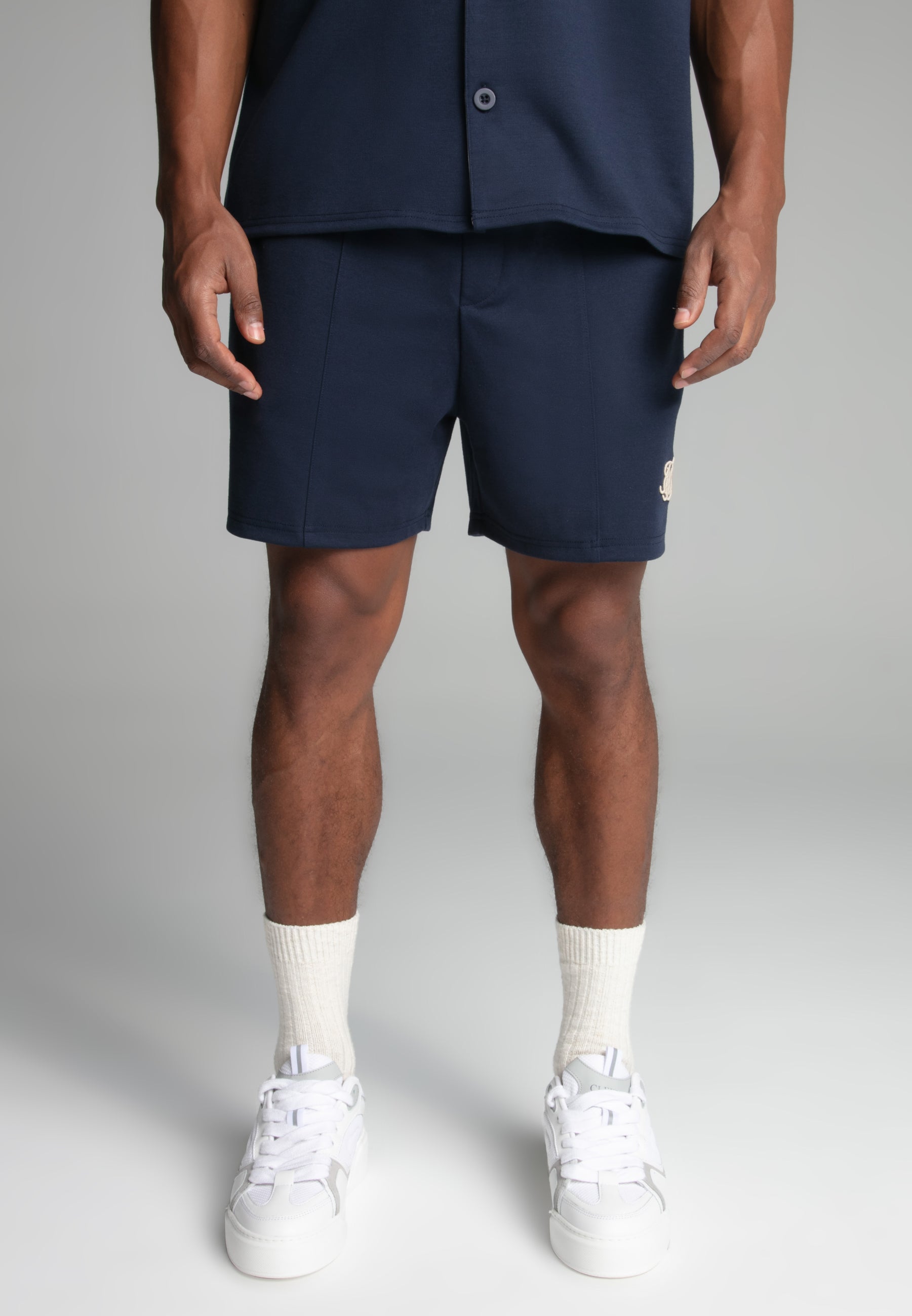 Short rétro en Navy Short SikSilk