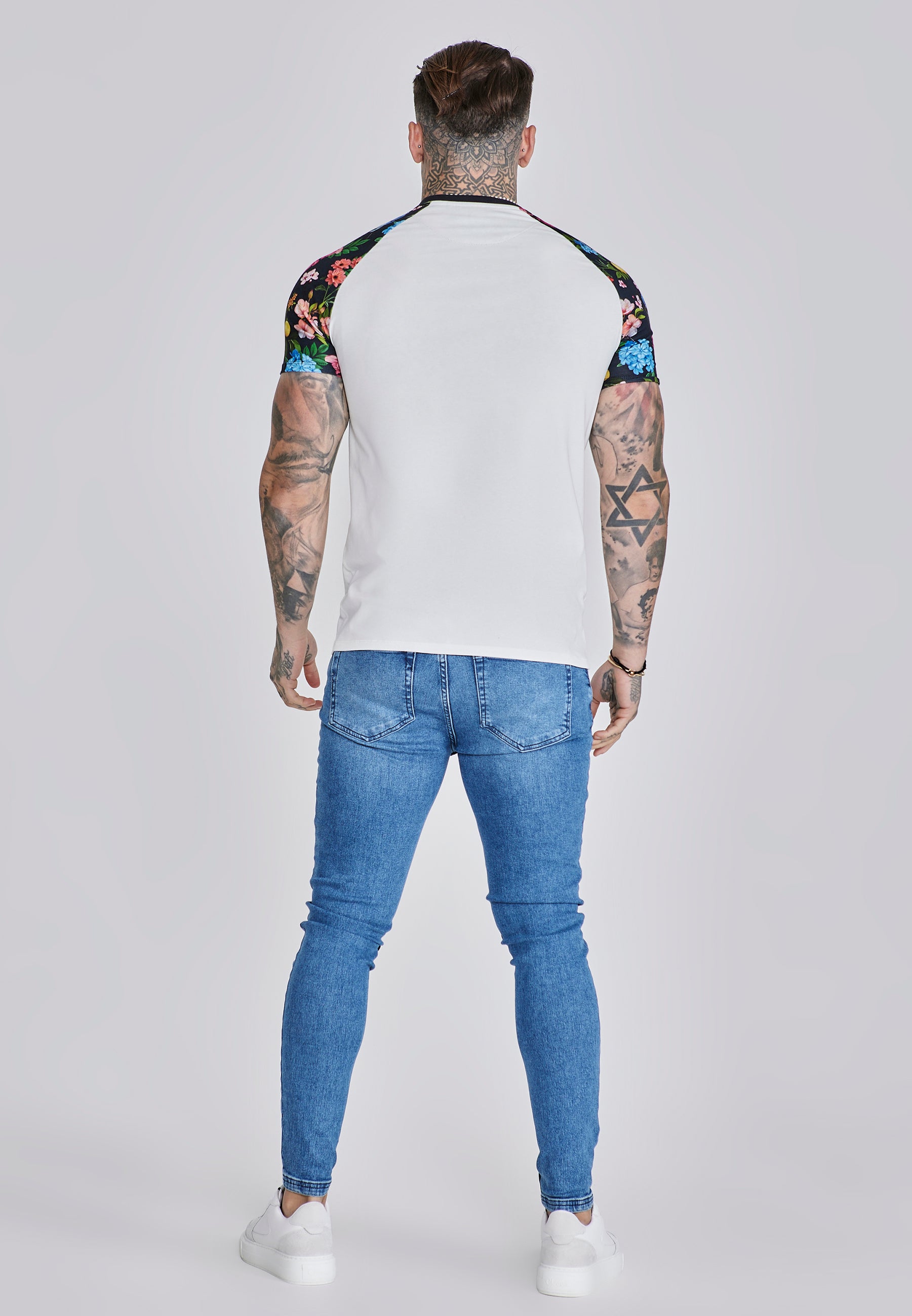T-shirt raglan écru Multi T-shirts SikSilk