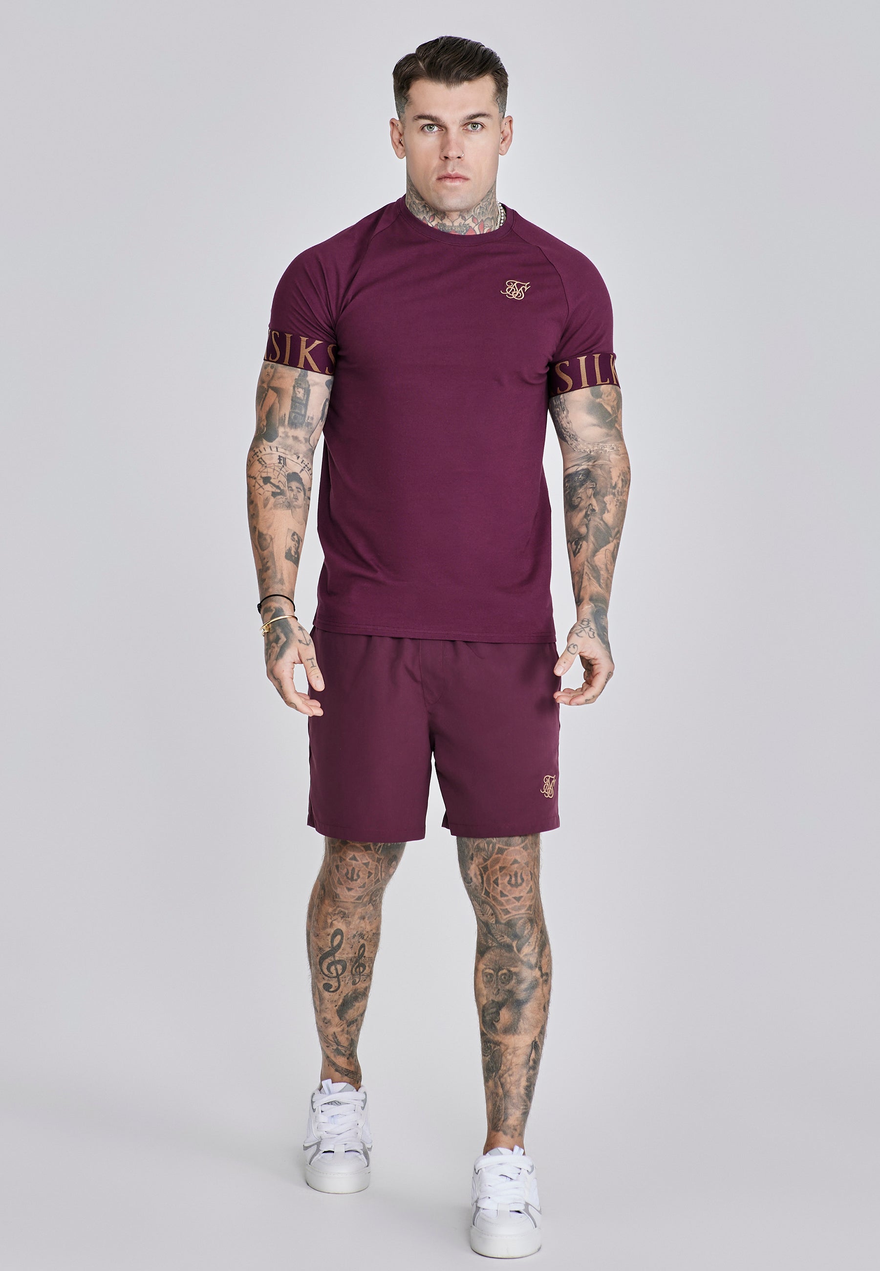 Tech T-shirt en Bourgogne T-shirts SikSilk