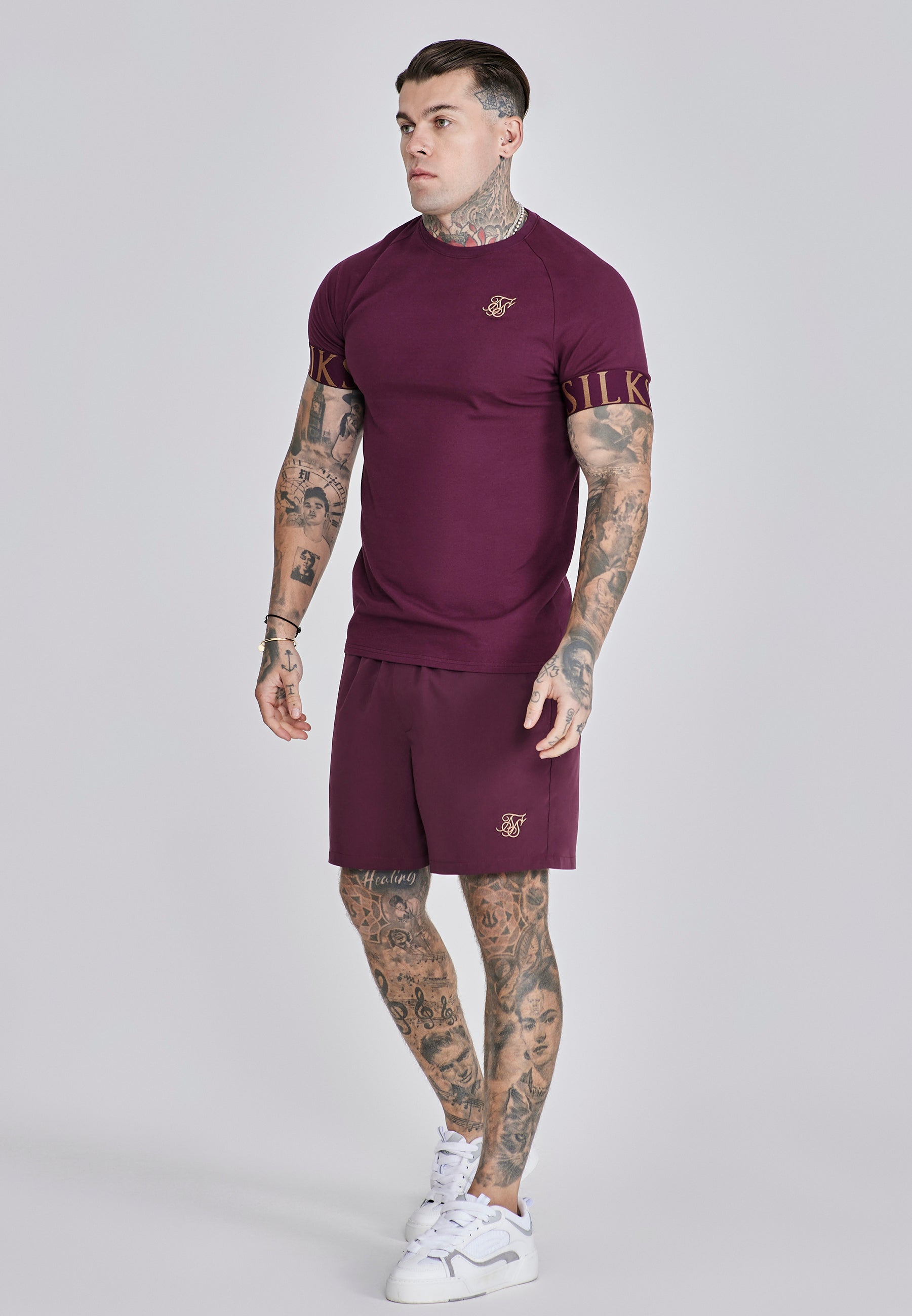 Tech T-shirt en Bourgogne T-shirts SikSilk