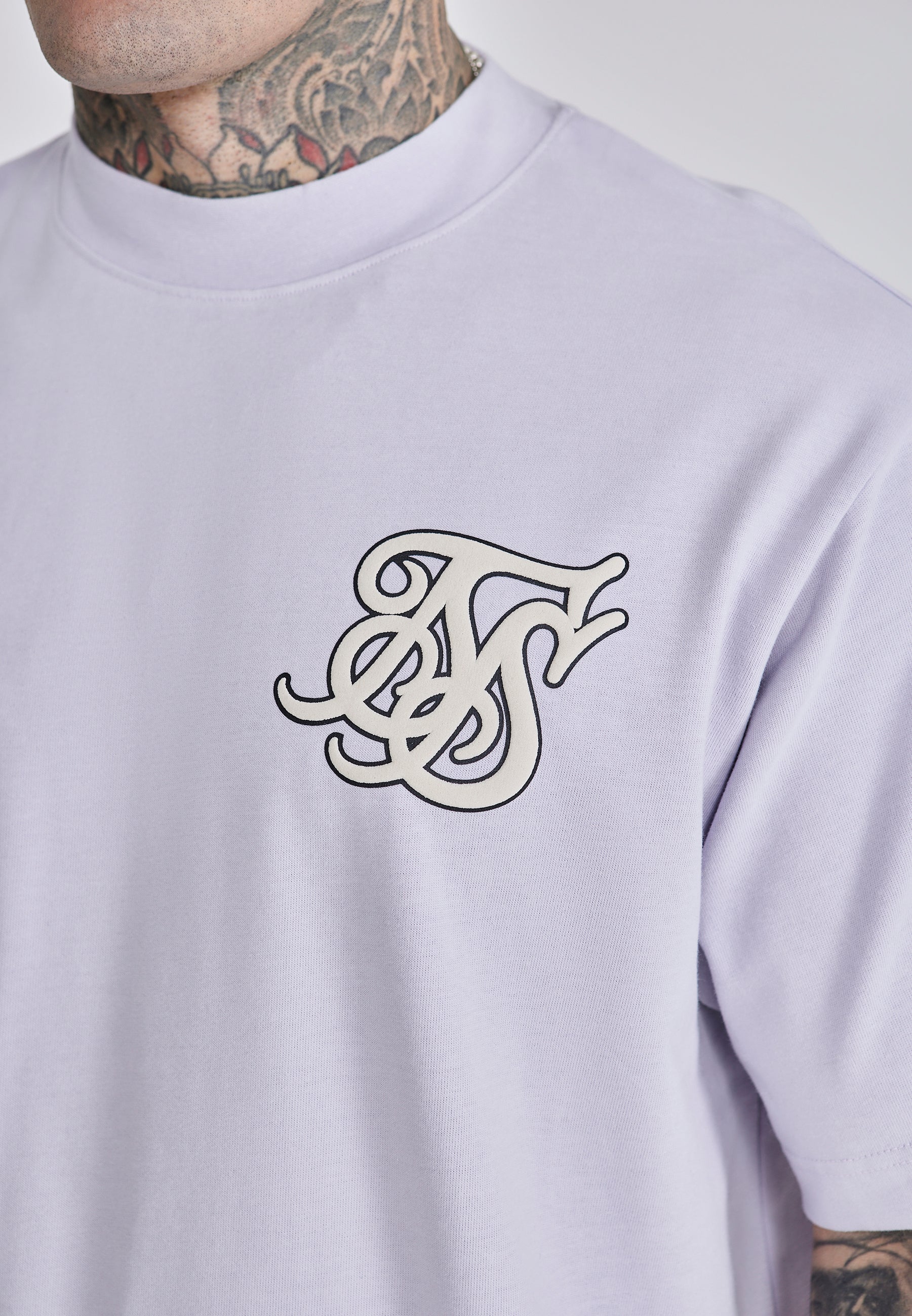 T-shirt oversized en violet T-shirts SikSilk