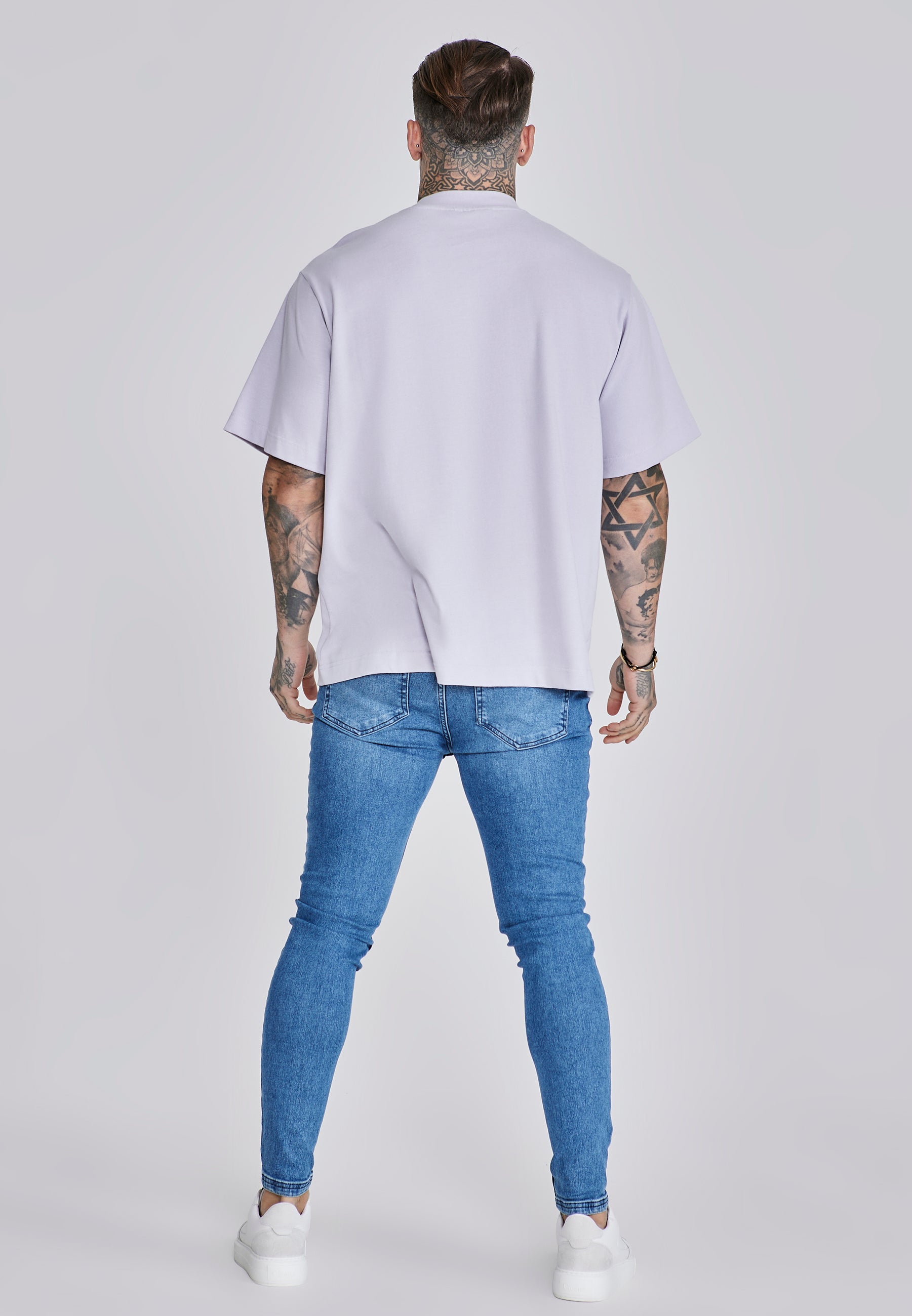 T-shirt oversized en violet T-shirts SikSilk
