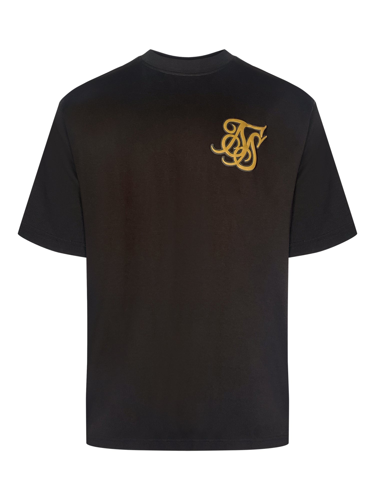 T-shirt à logo en T-shirts noirs SikSilk