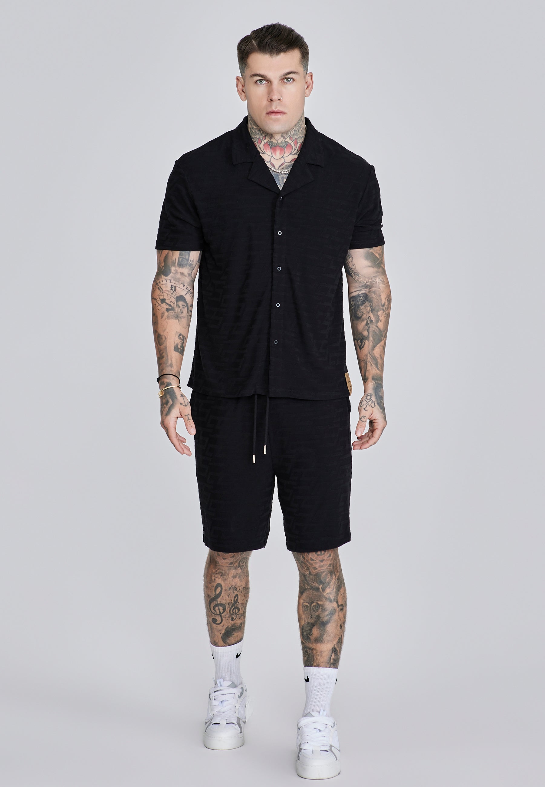 Short de serviette en noir Short SikSilk