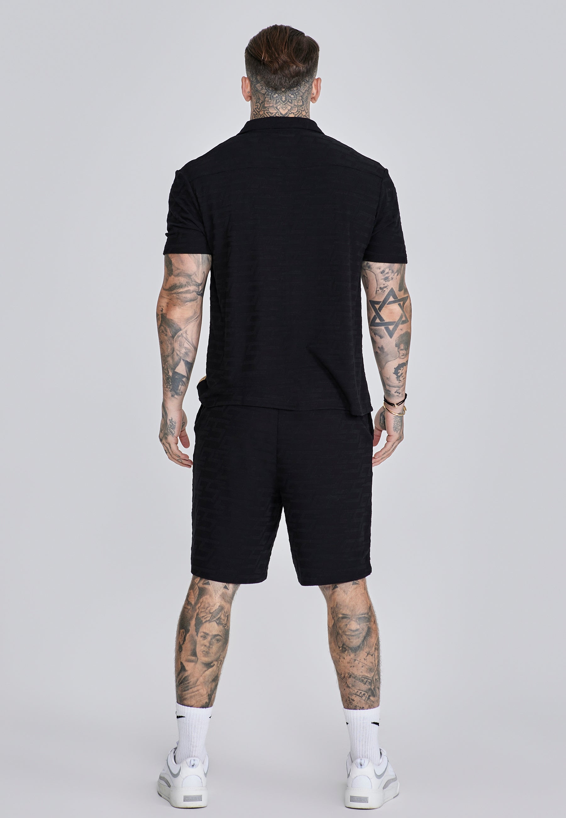 Short de serviette en noir Short SikSilk