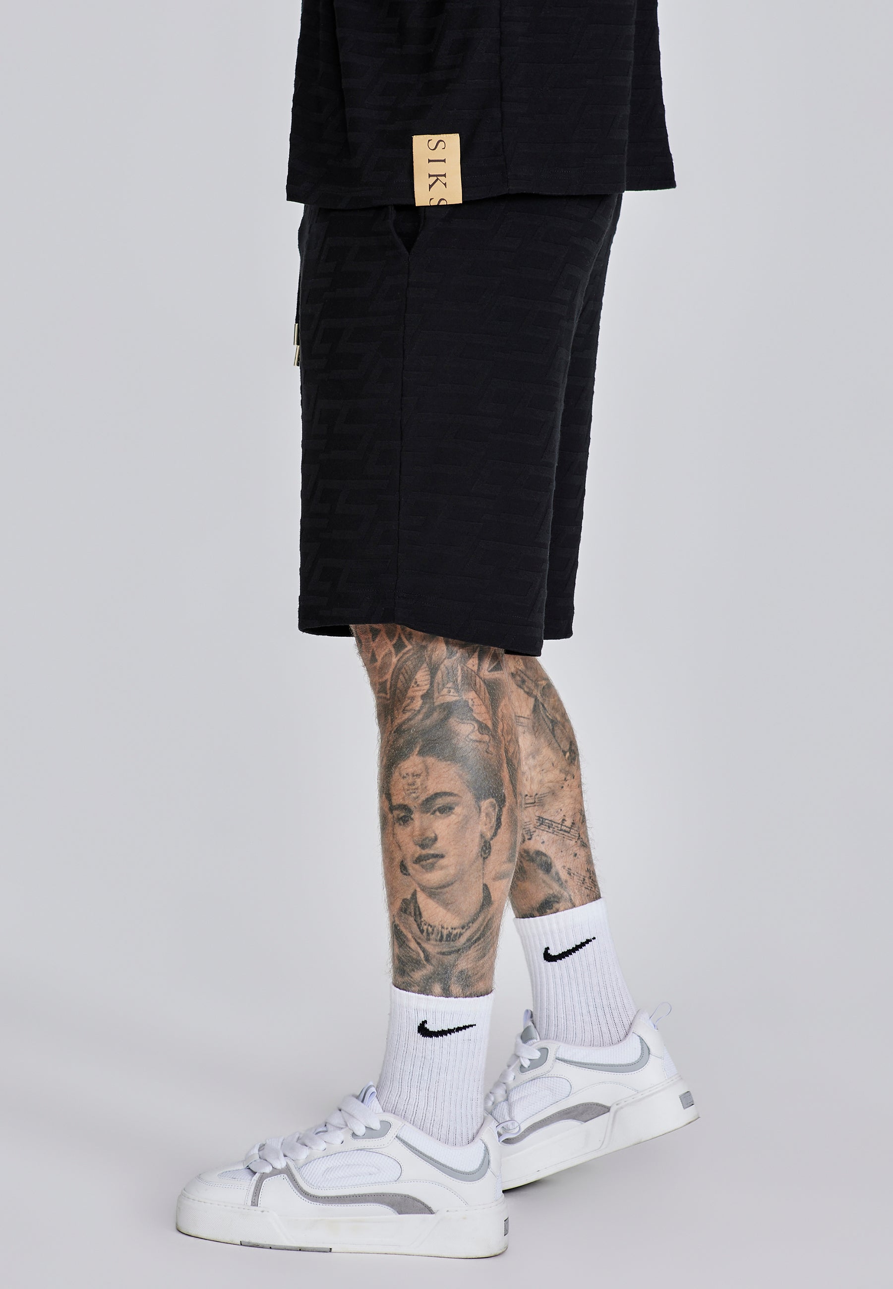 Short de serviette en noir Short SikSilk