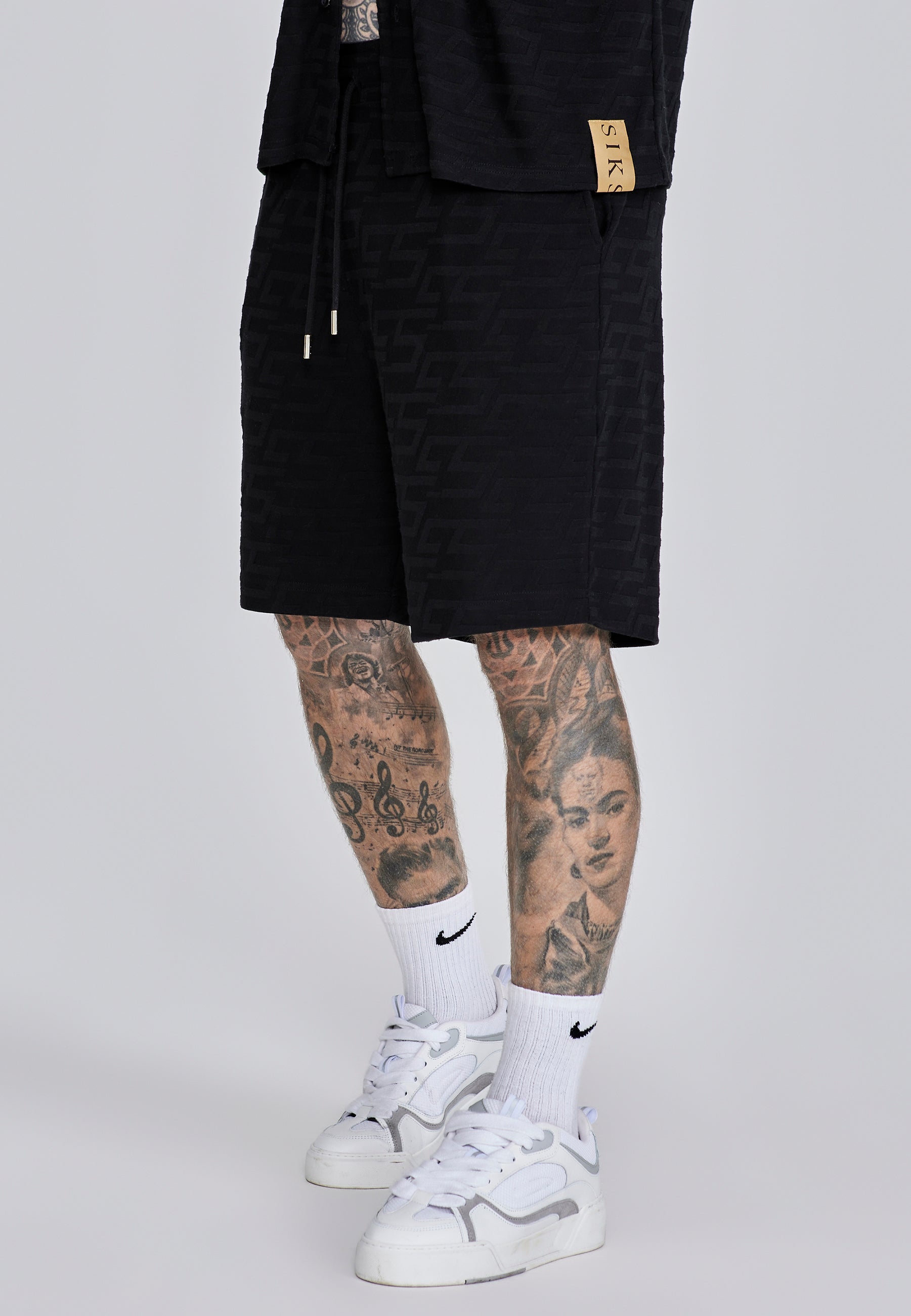 Short de serviette en noir Short SikSilk
