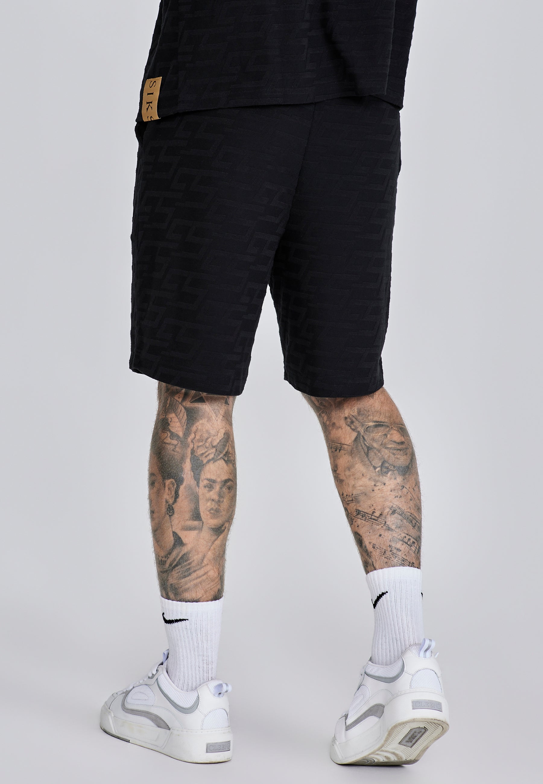 Short de serviette en noir Short SikSilk