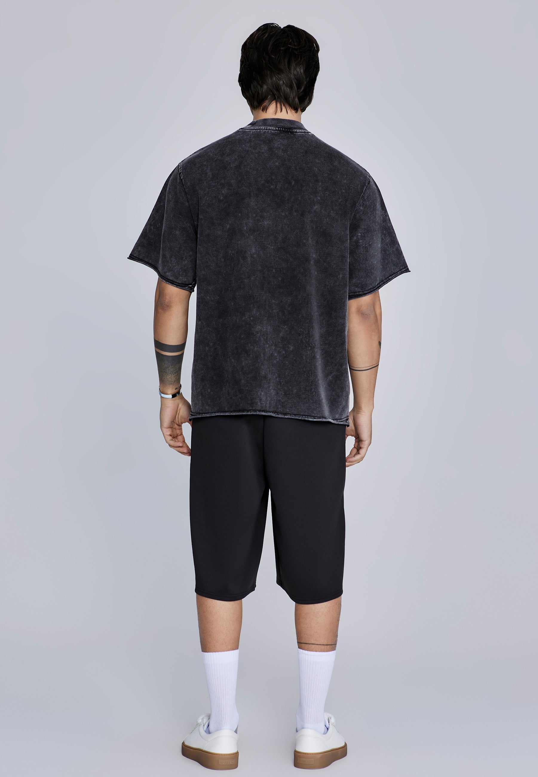 T-shirt oversized en noir T-shirts SikSilk