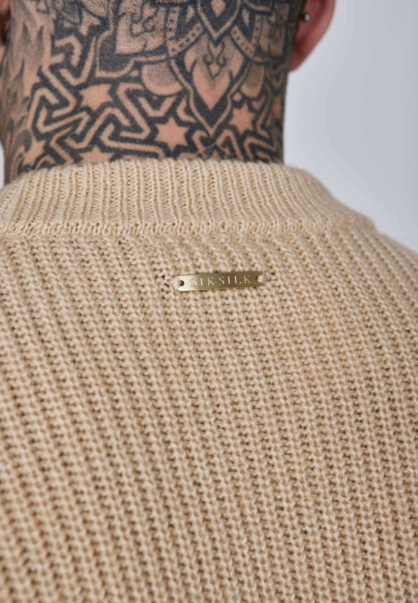 Sweat tricoté en écru Pull SikSilk