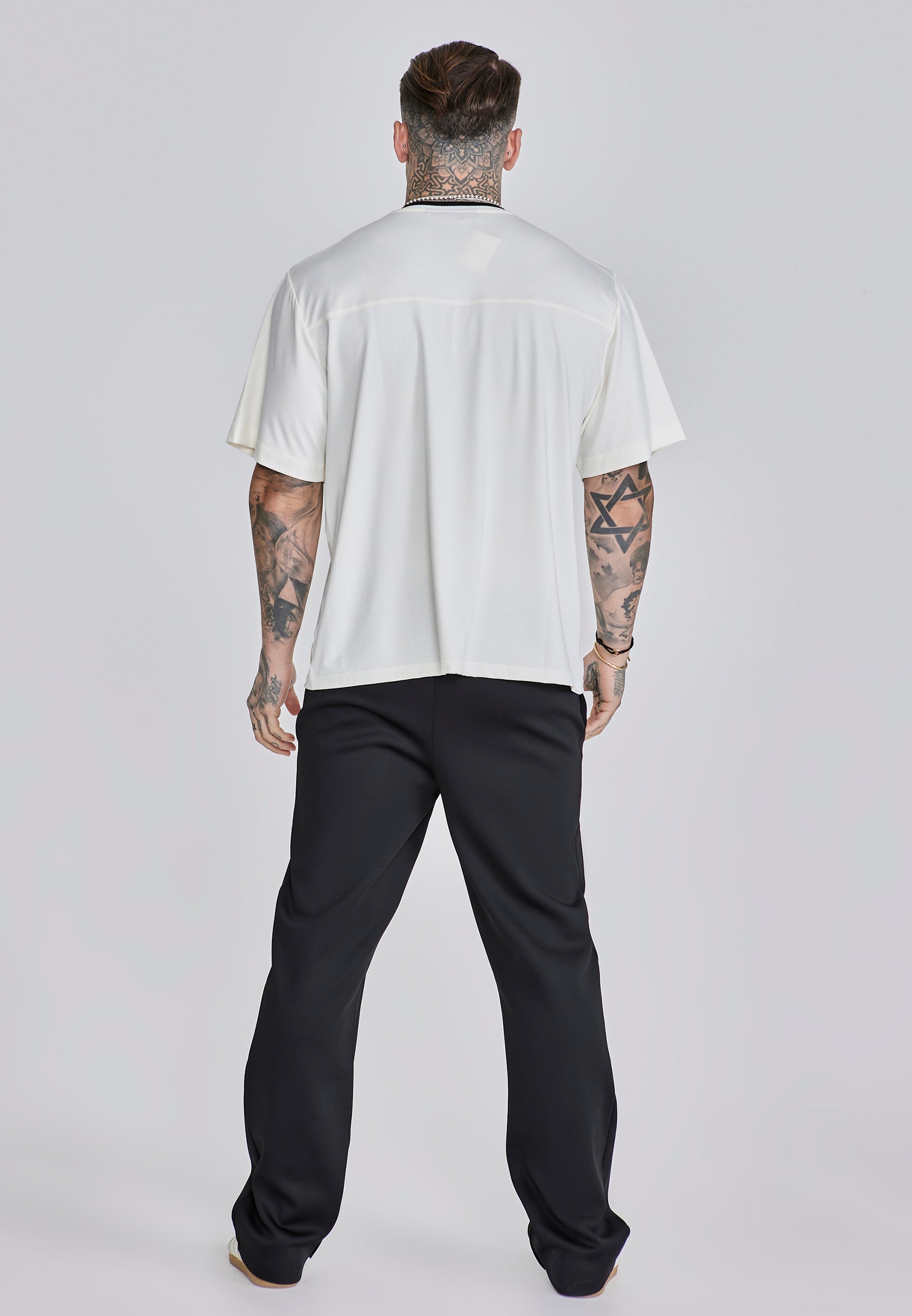 Sports T-shirt écru T-shirts SikSilk