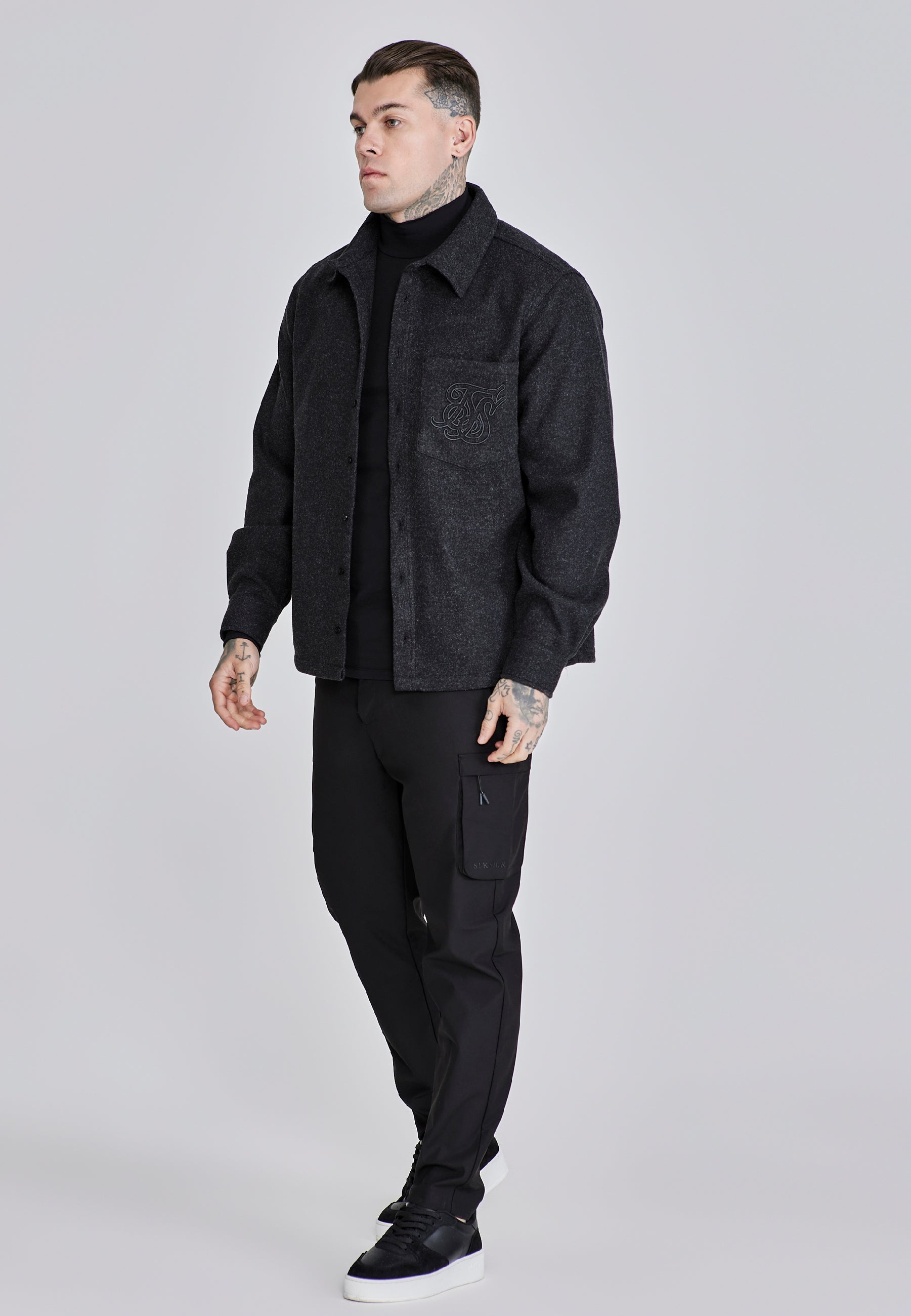 Survêtement in Dark Grey Chemises SikSilk