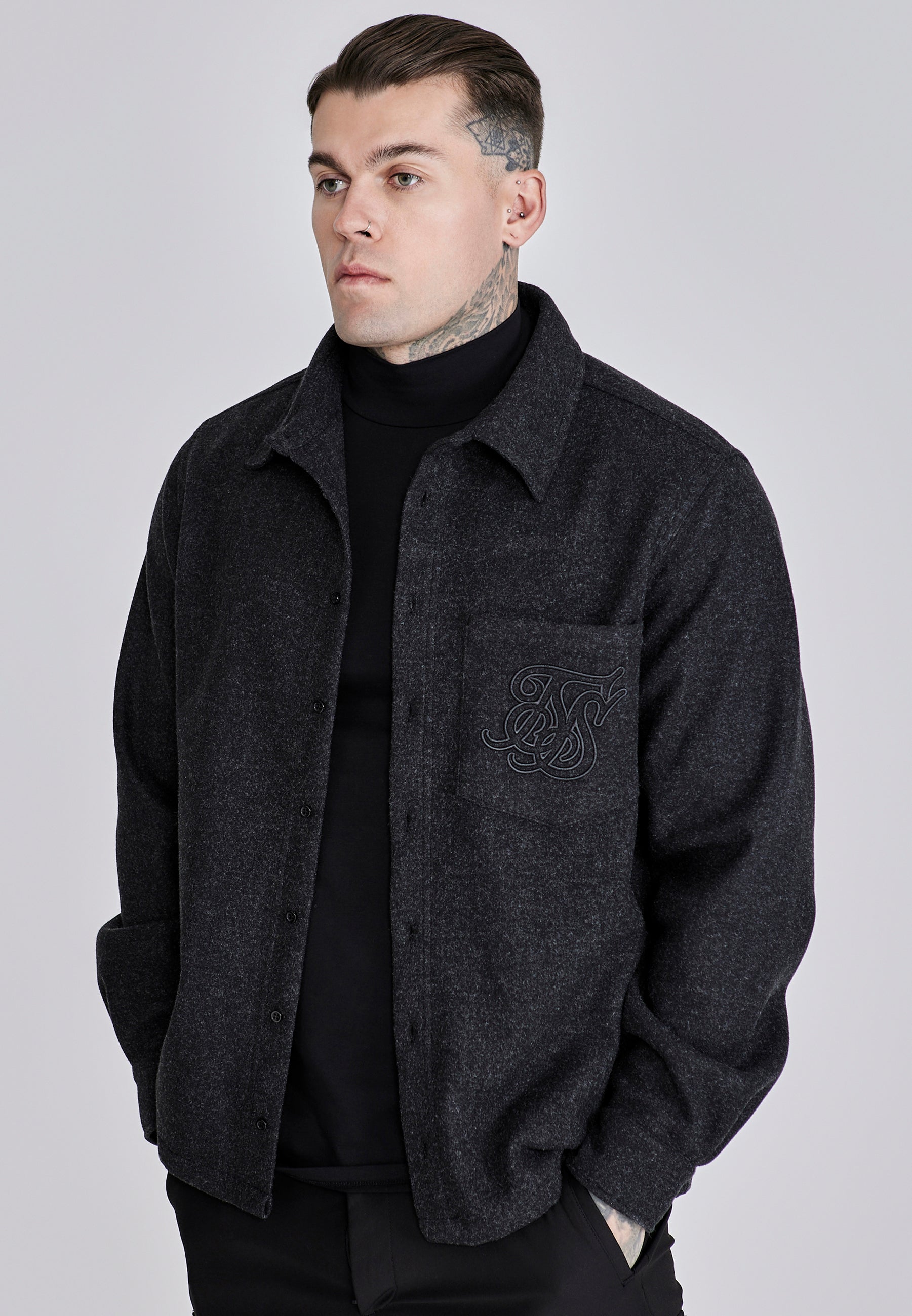 Survêtement in Dark Grey Chemises SikSilk
