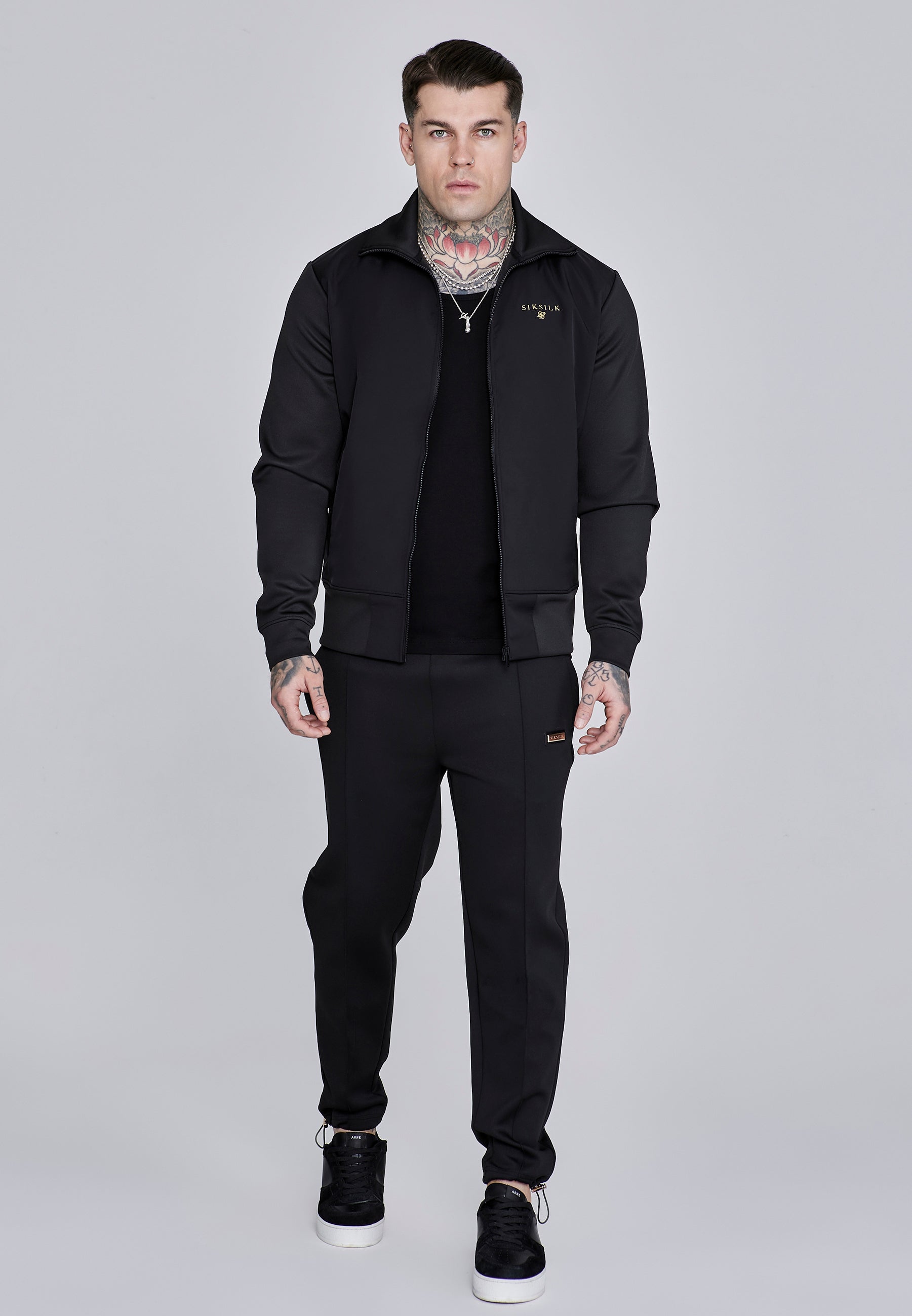Smart Joggers in Black Pantalon SikSilk