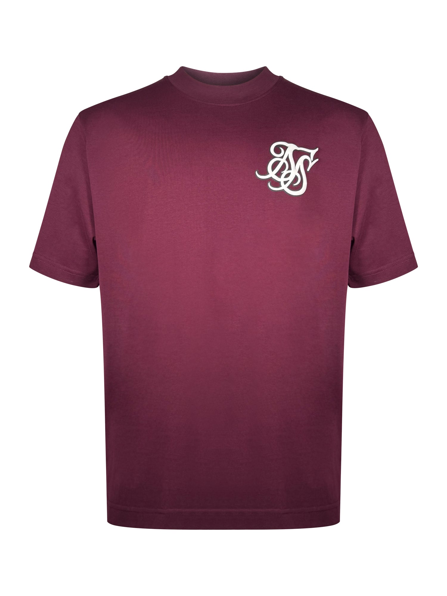 Logo T-Shirt en Bourgogne T-shirts SikSilk
