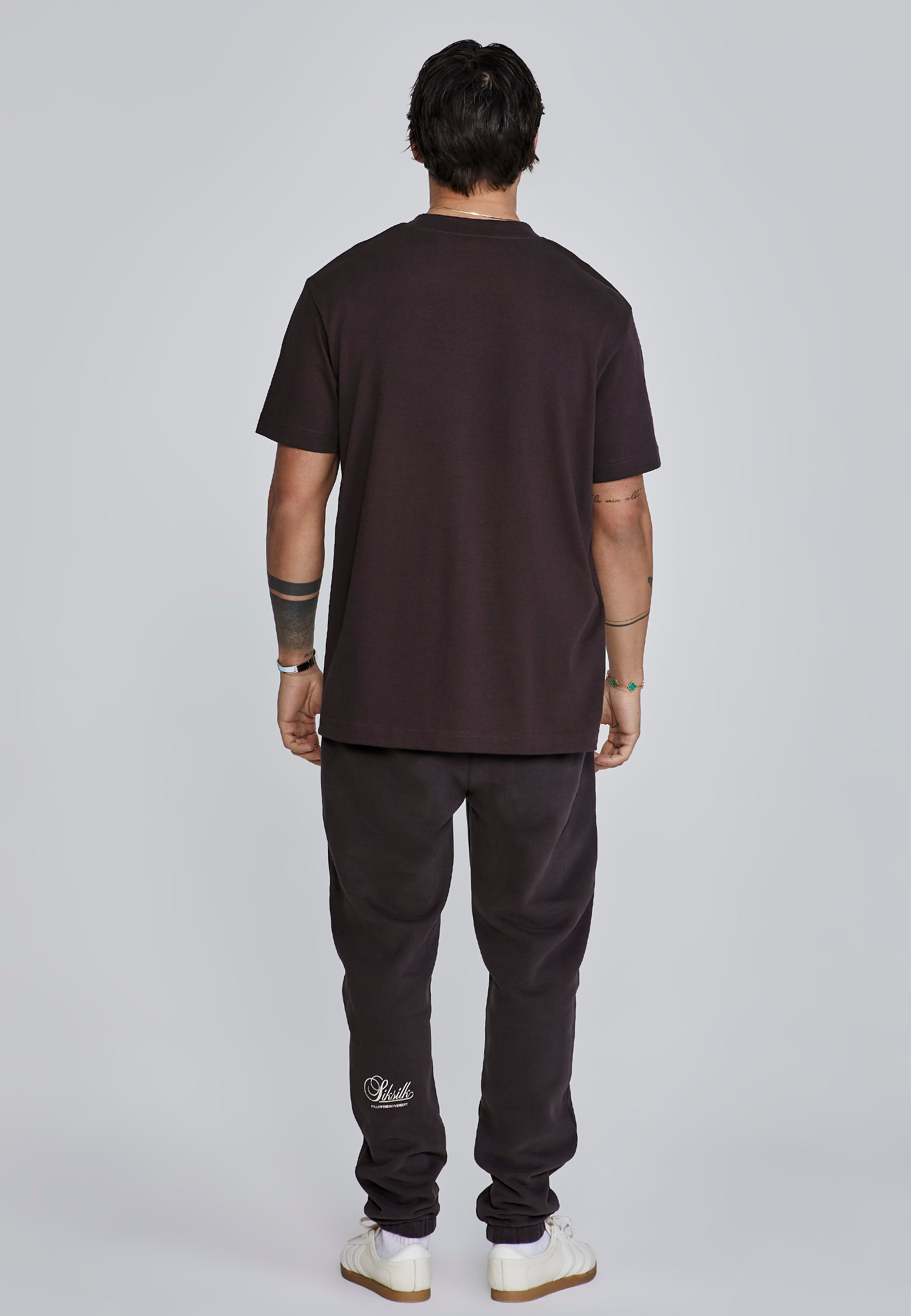 T-shirt Signature en Brown T-shirts SikSilk