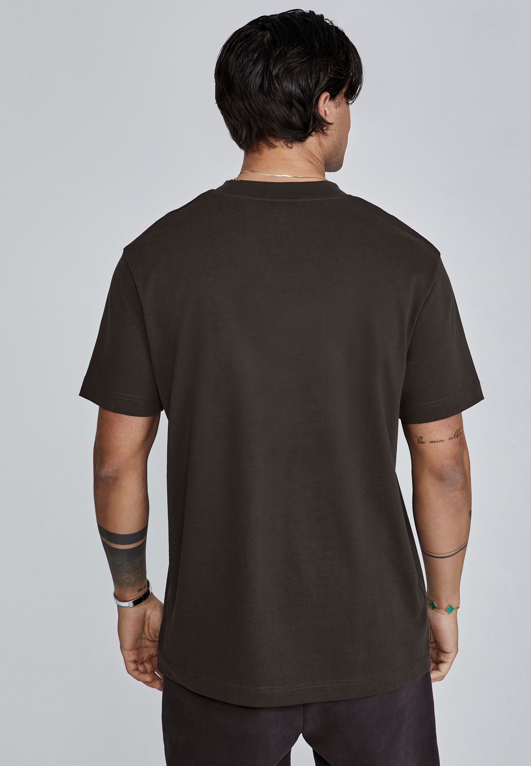 T-shirt Signature en Brown T-shirts SikSilk