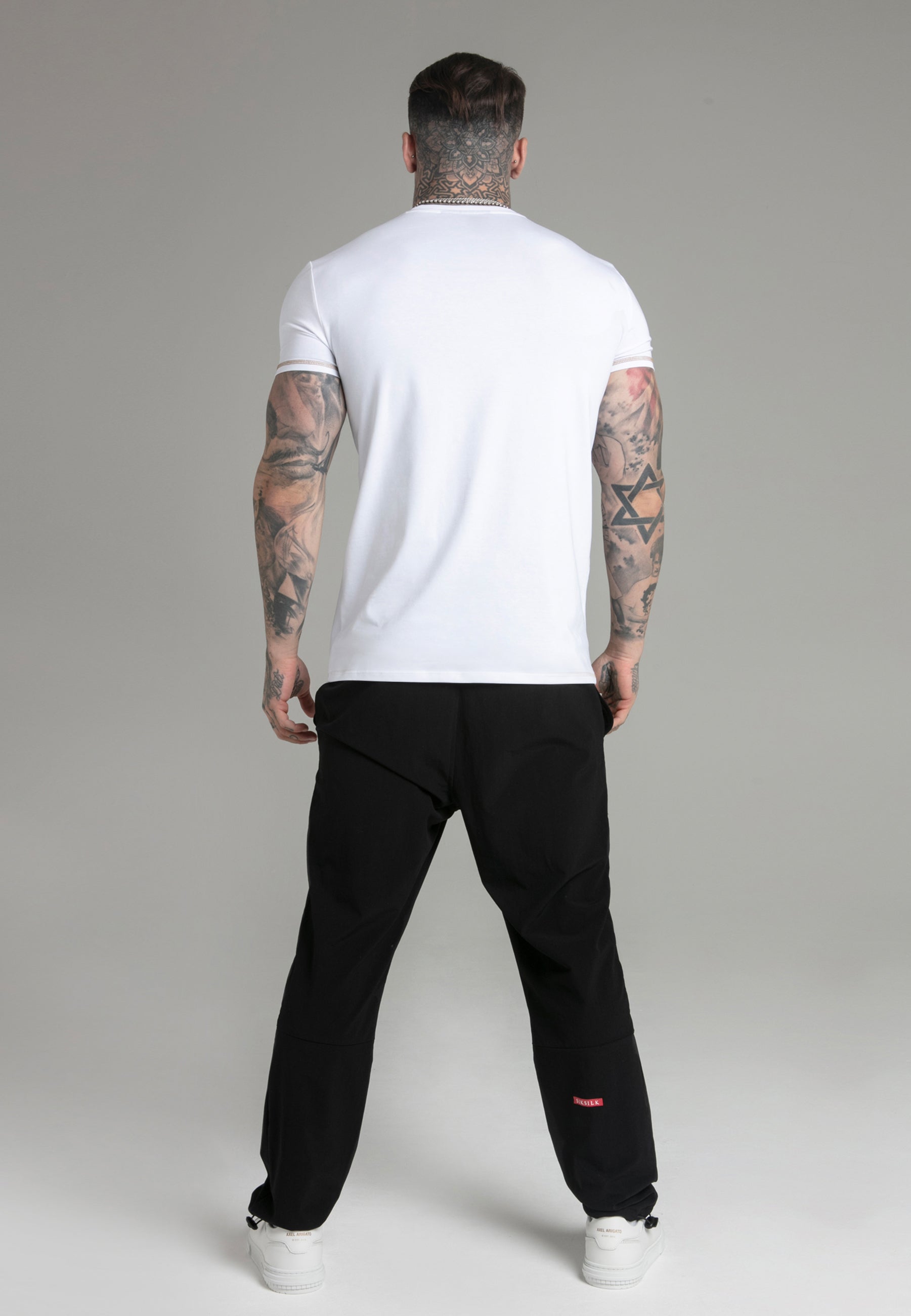 T-shirt Muscle Fit en blanc T-shirts SikSilk
