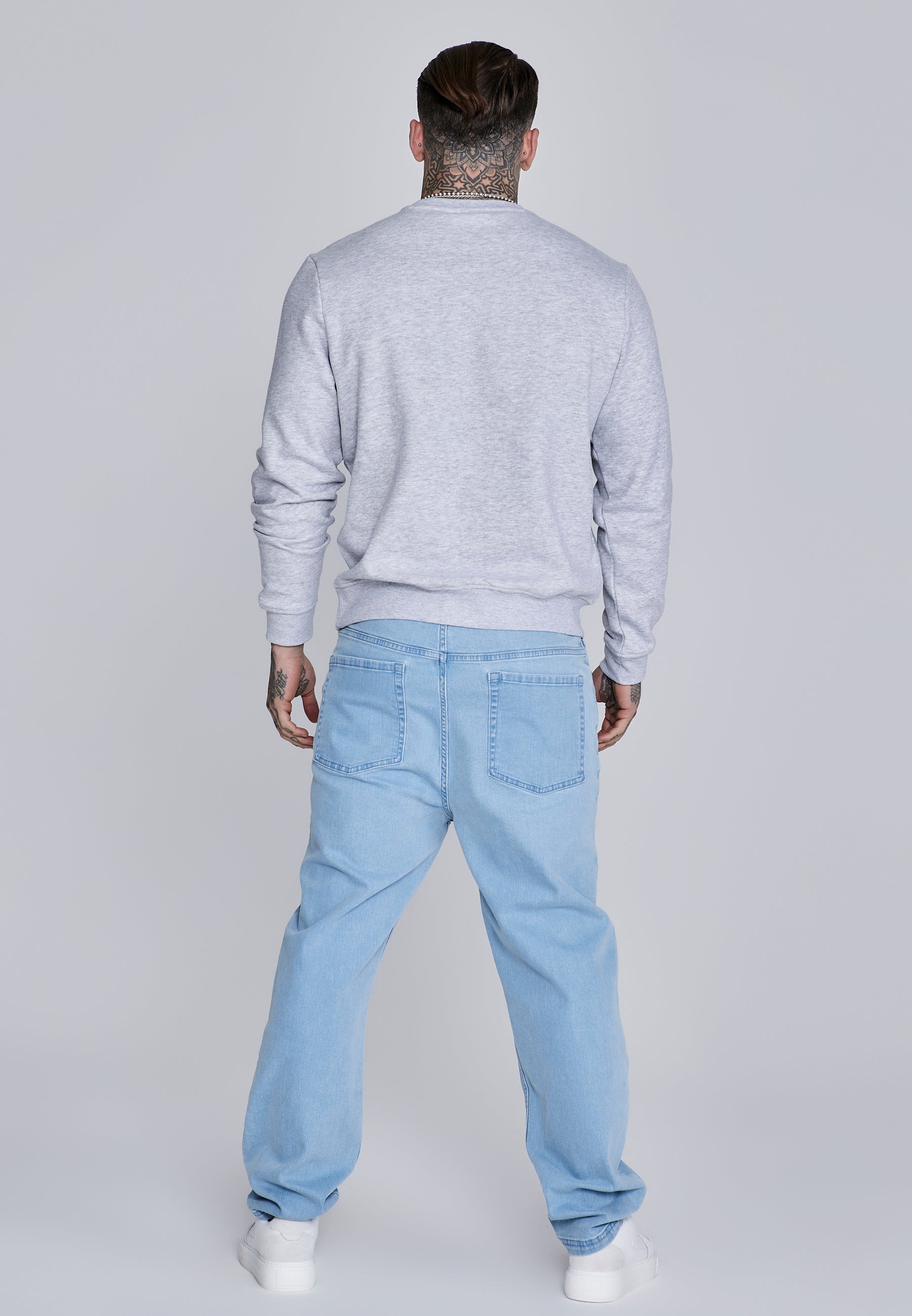 Sweat Essentials en gris marl