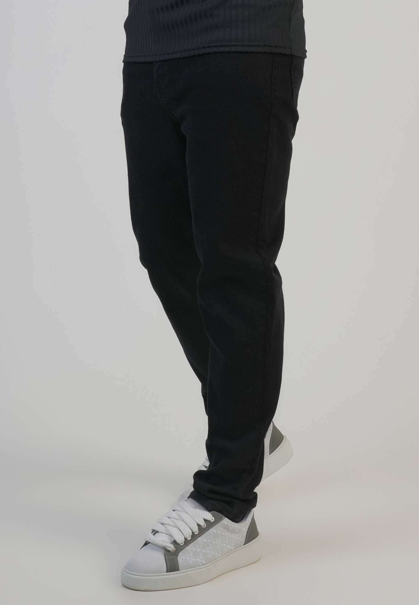 Jeans slim fit en noir Jeans SikSilk