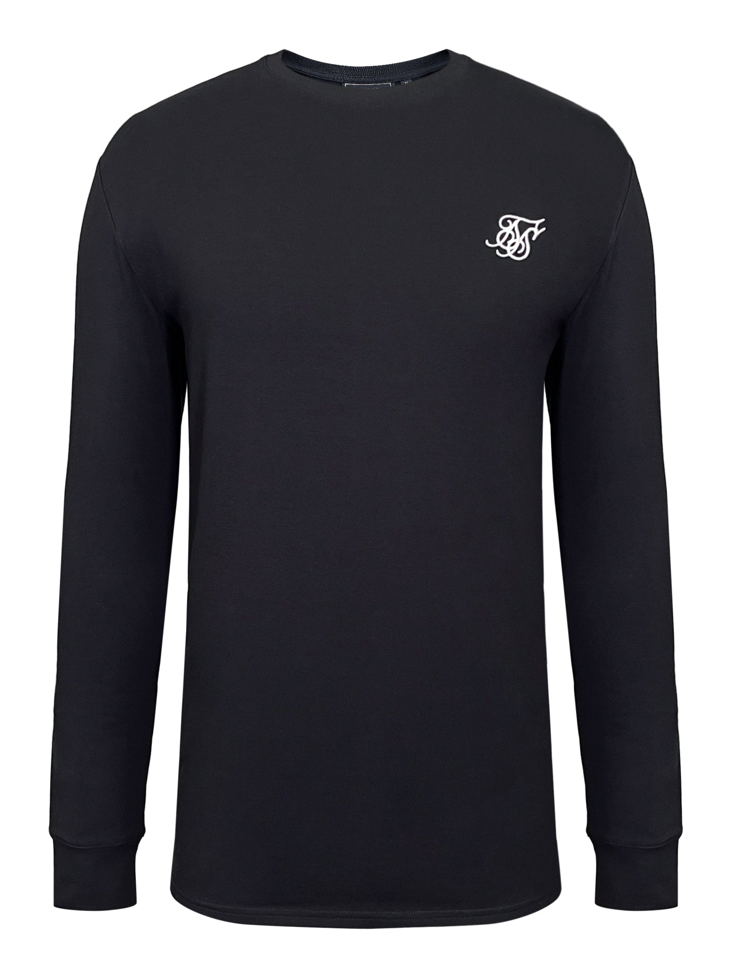 Essentials Long Sleeve T-Shirt in Black T-shirts SikSilk