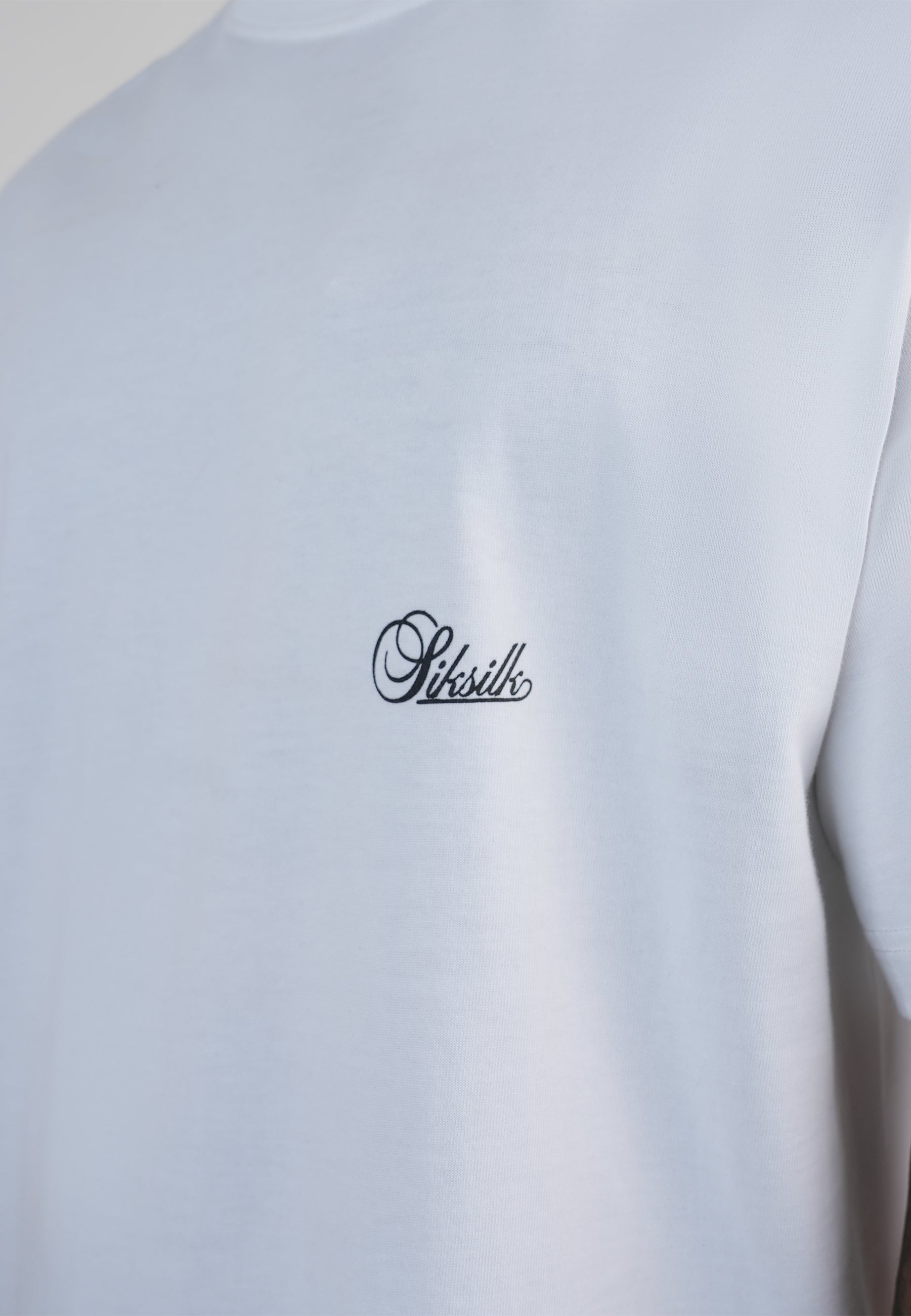 T-shirt oversized en blanc T-shirts SikSilk