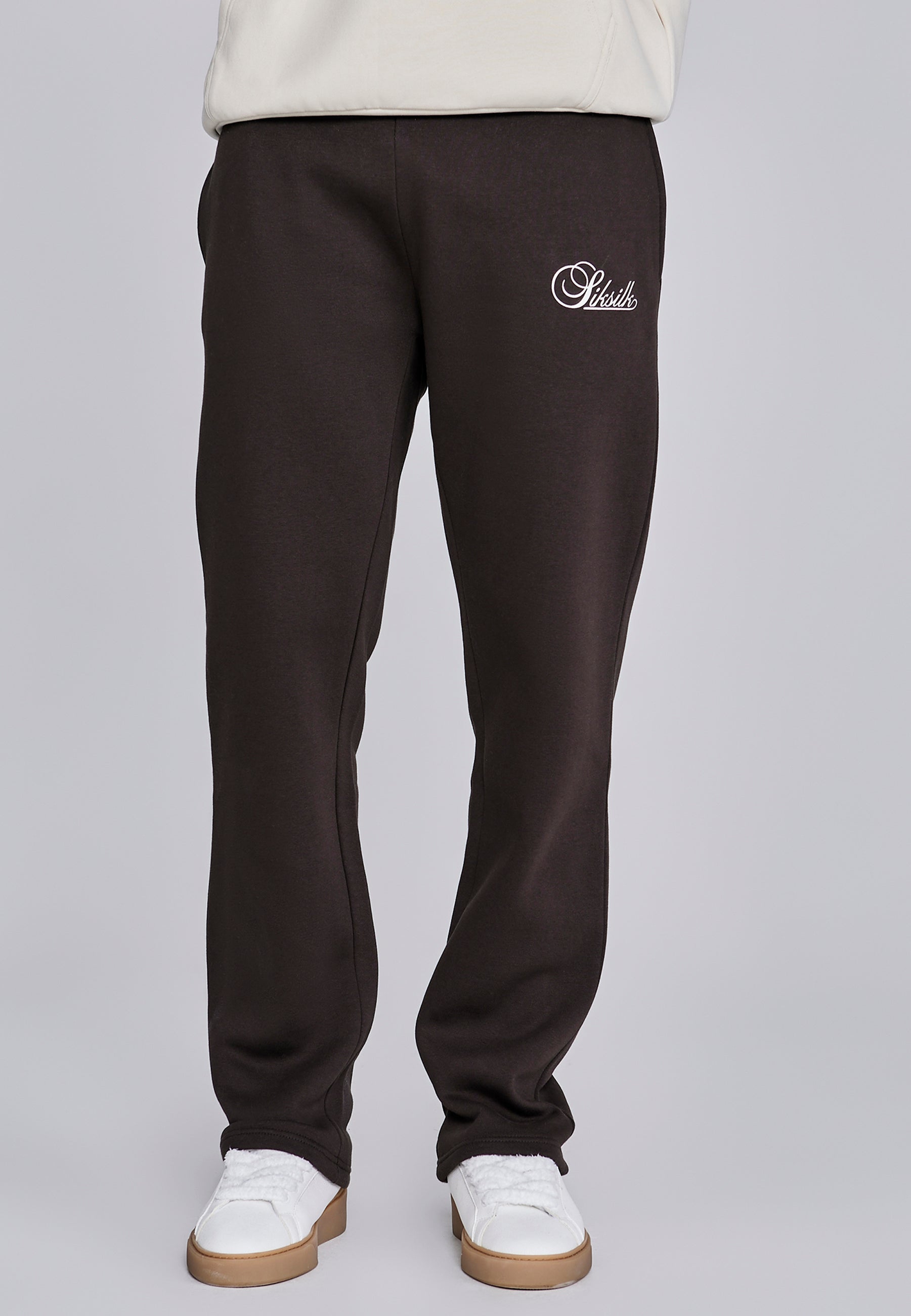 Essentials Track Pants in Brown Pantalons SikSilk