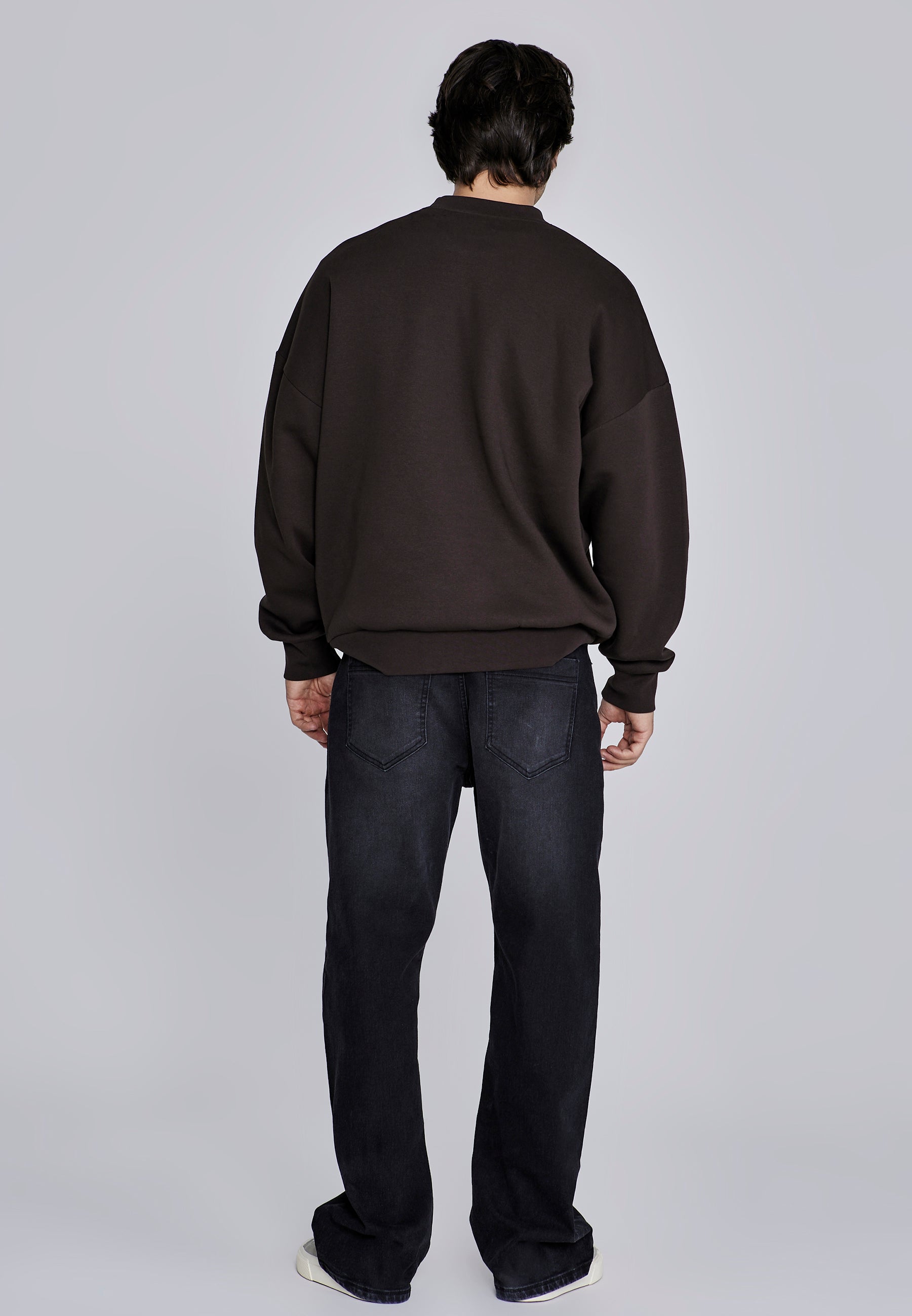 Sweat Essentials in Brown Sweatshirts SikSilk