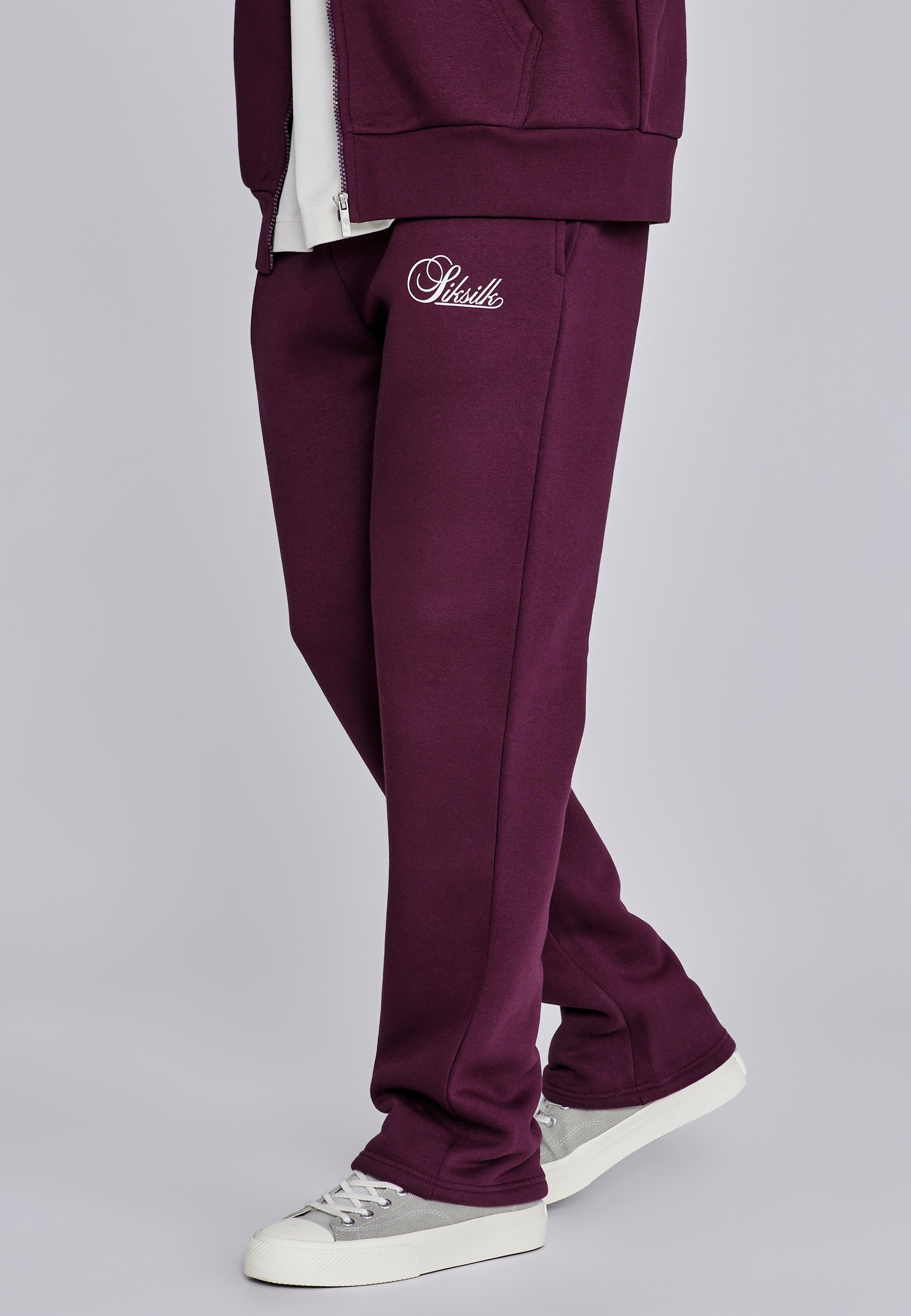 Essentials Track Pants en Bourgogne Pantalon SikSilk